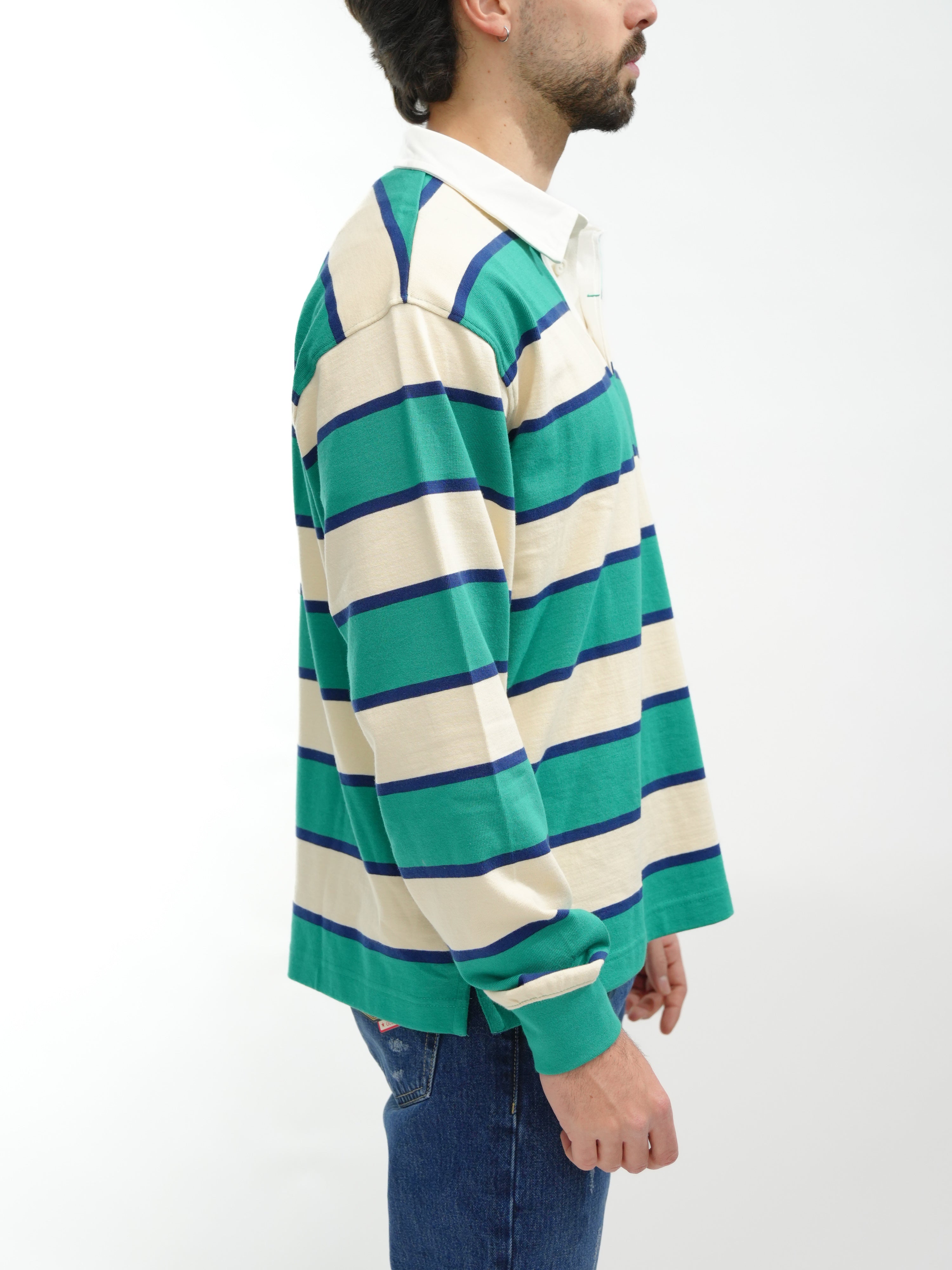 GUESS JEANS Polo rigata manica lunga M5YP27