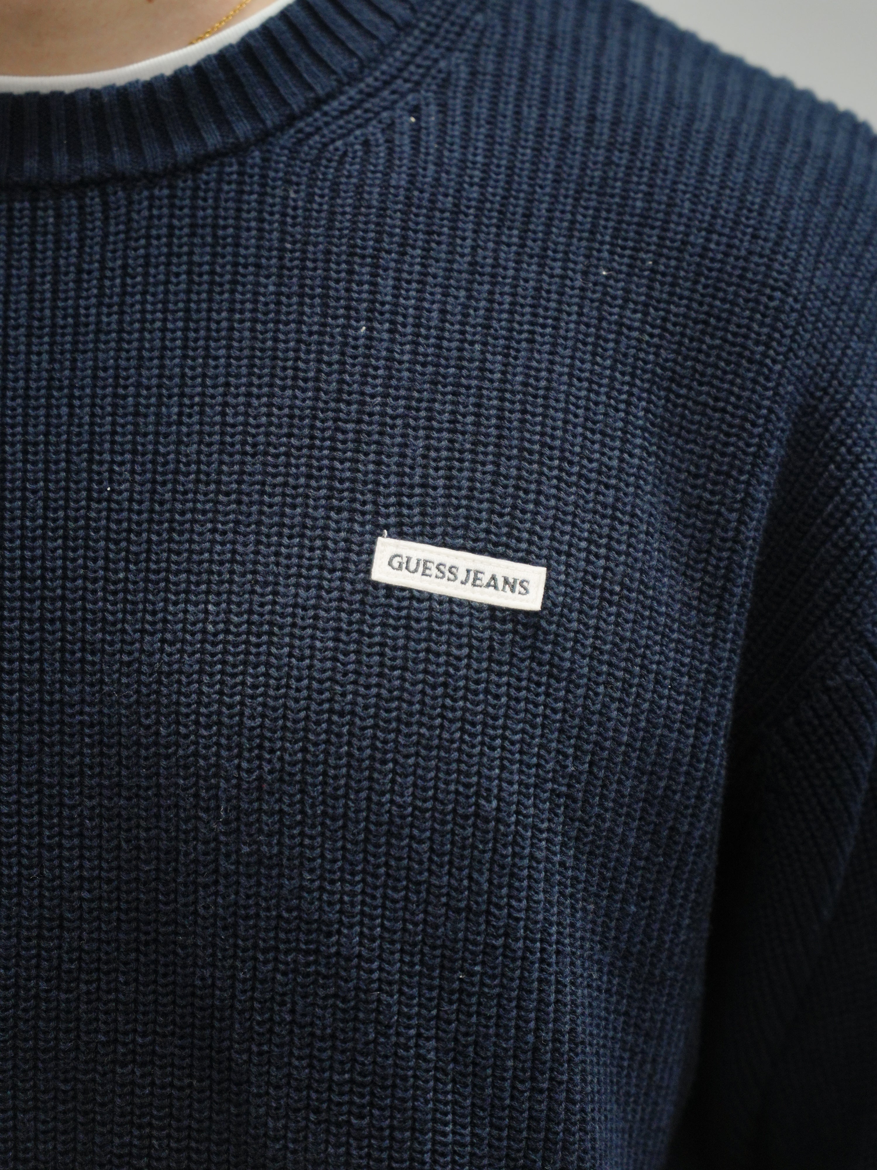 GUESS JEANS Maglione a coste M5YR25