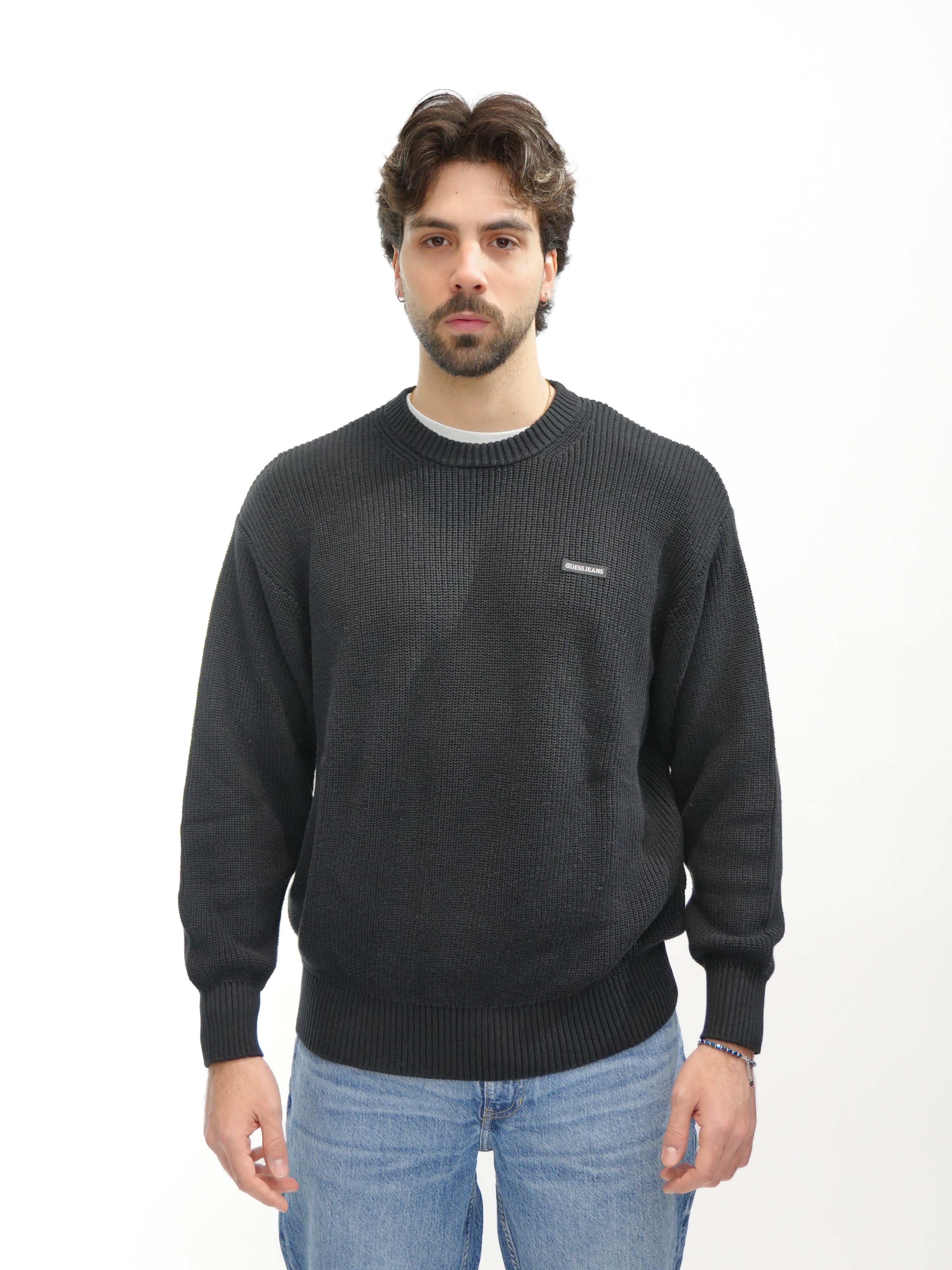 GUESS JEANS Maglione a coste M5YR25