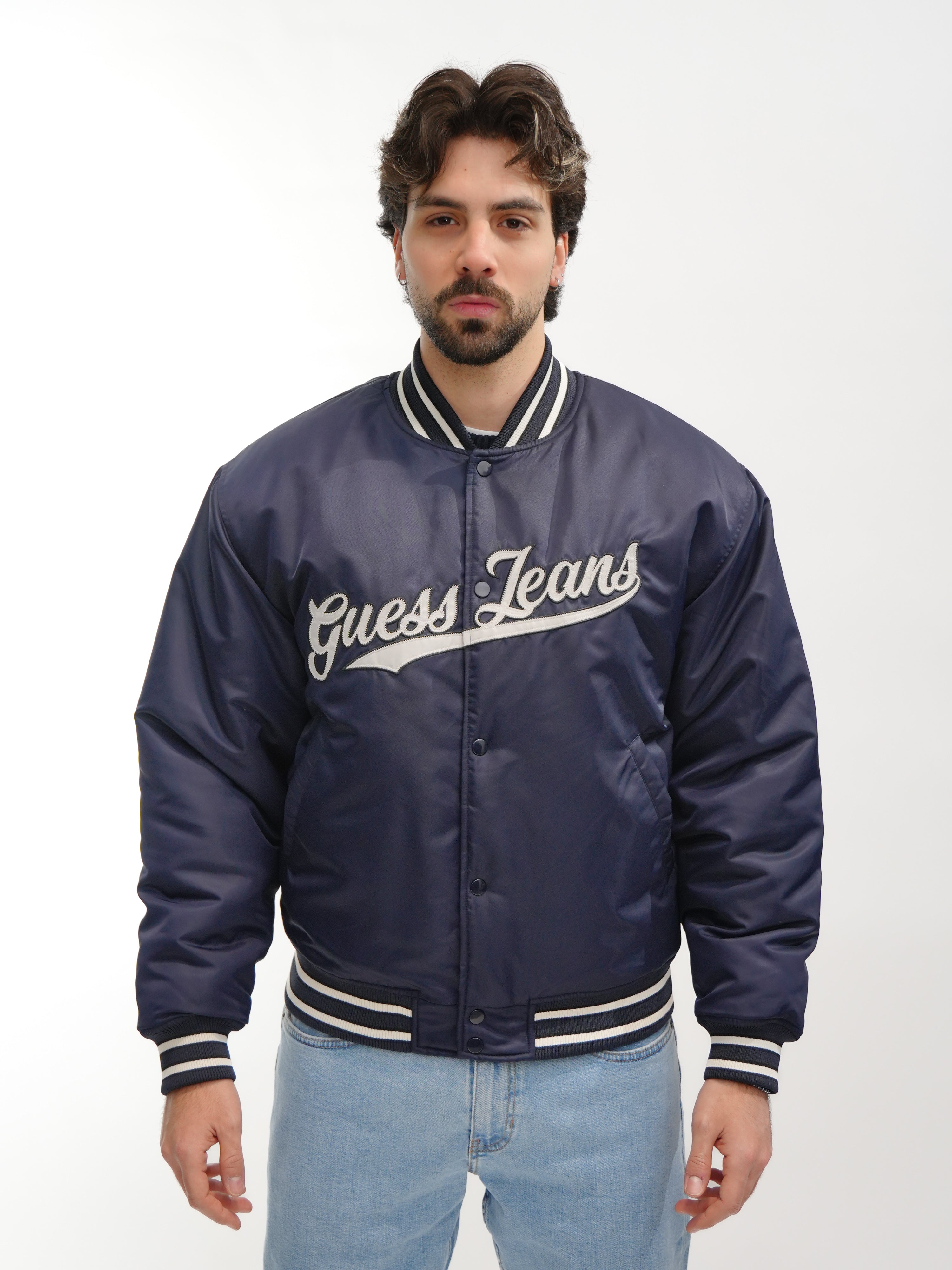 GUESS JEANS Giacca varsity M4BL24