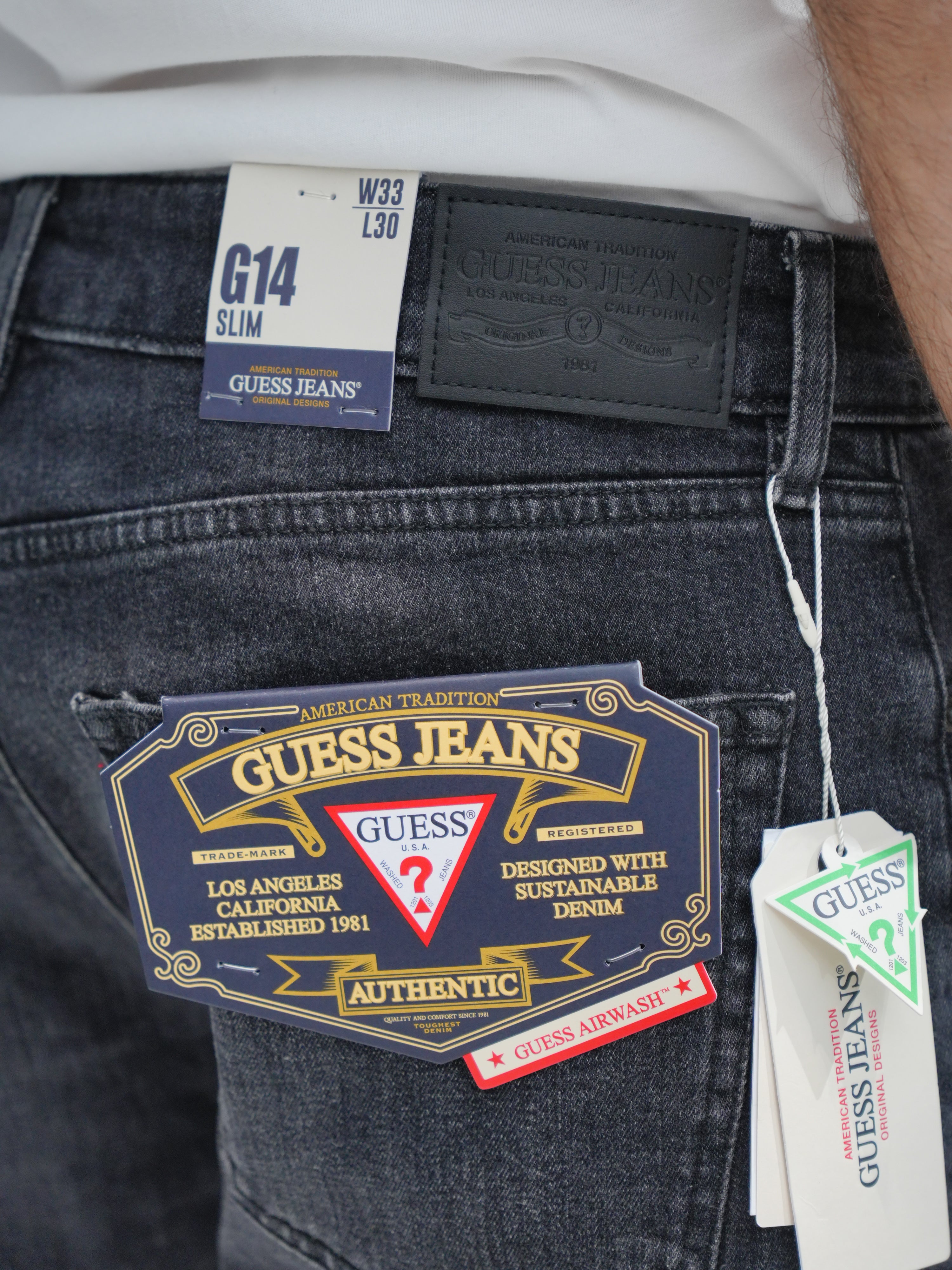 GUESS JEANS Jeans slim M5BA1C