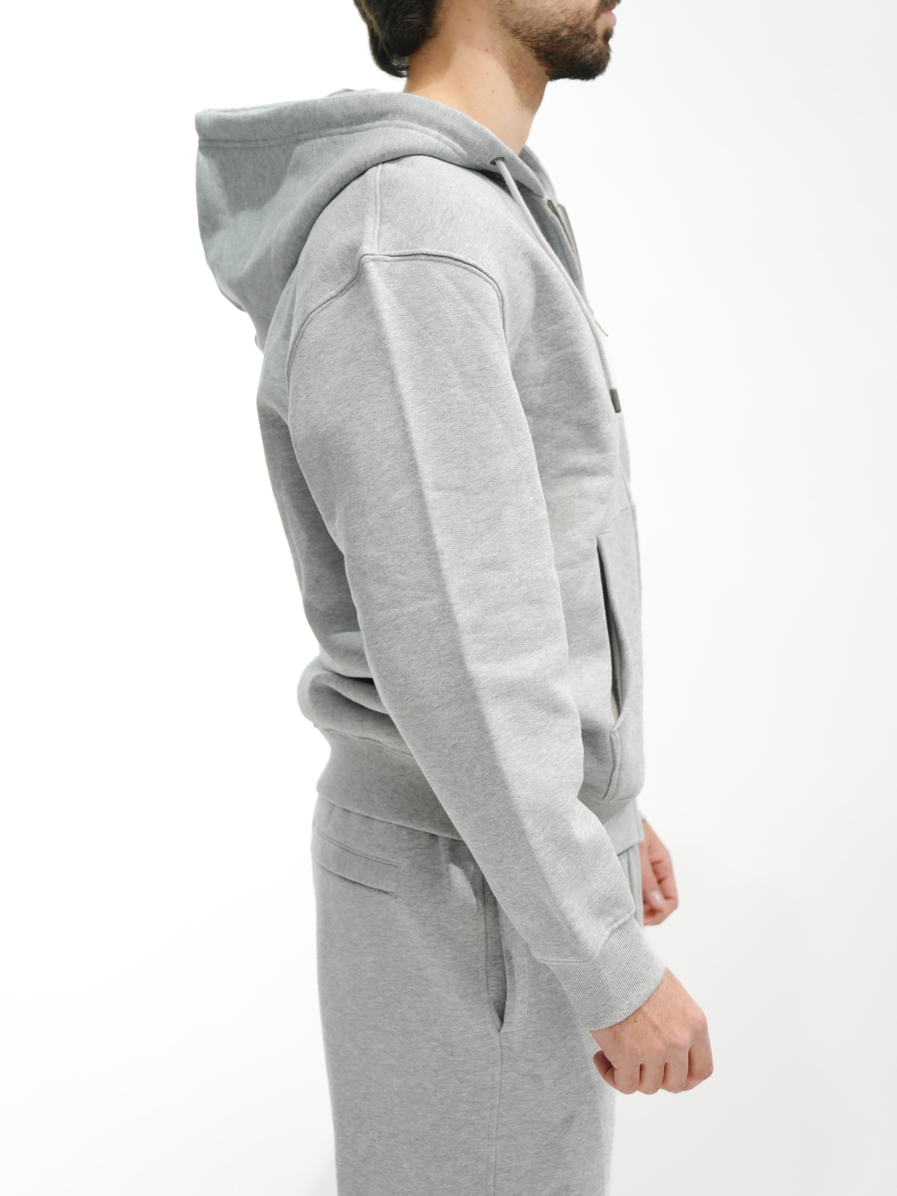 GUESS JEANS Felpa zip e cappuccio M4YQ27