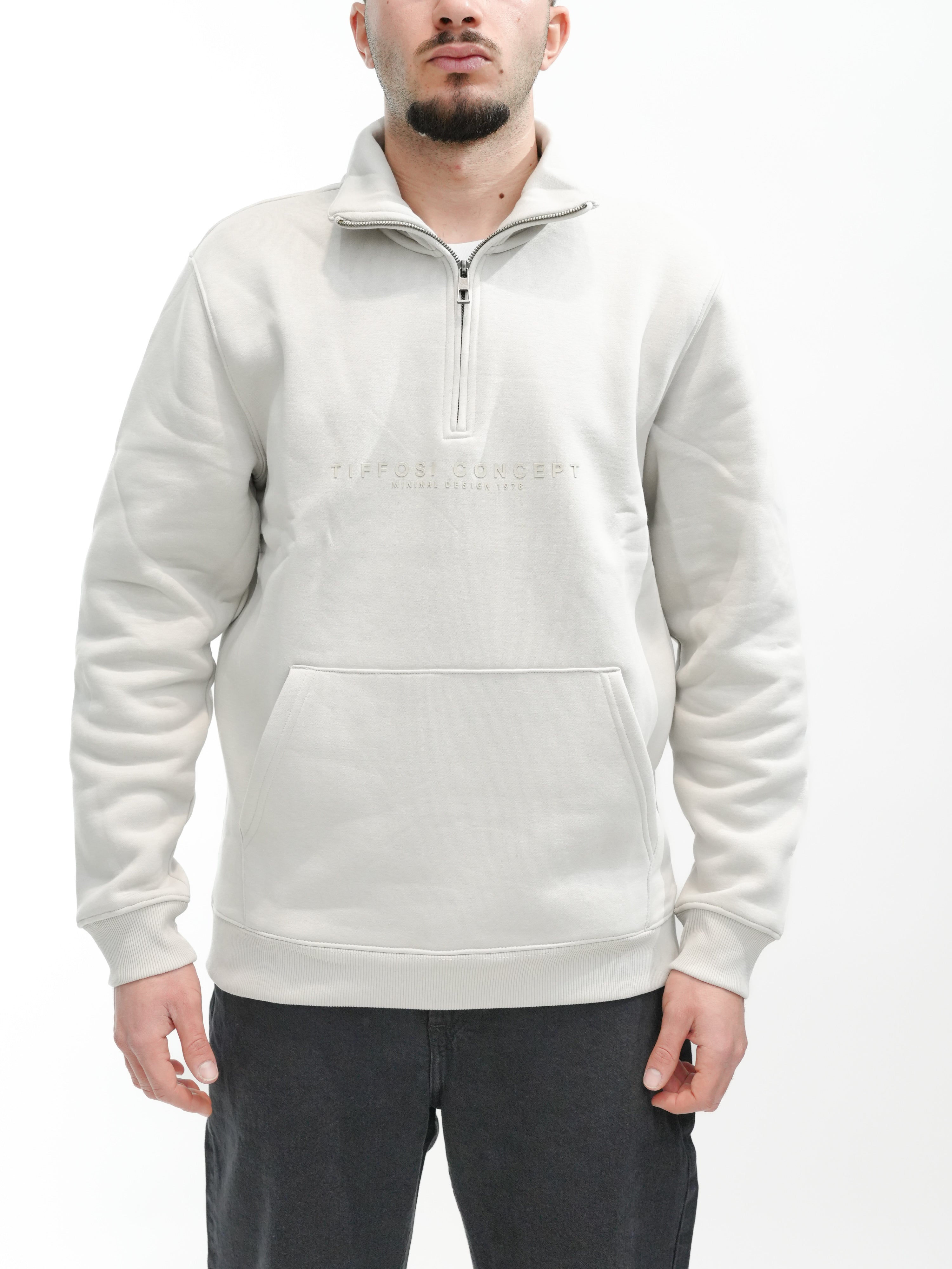 TIFFOSI Felpa mezza zip GARLAND