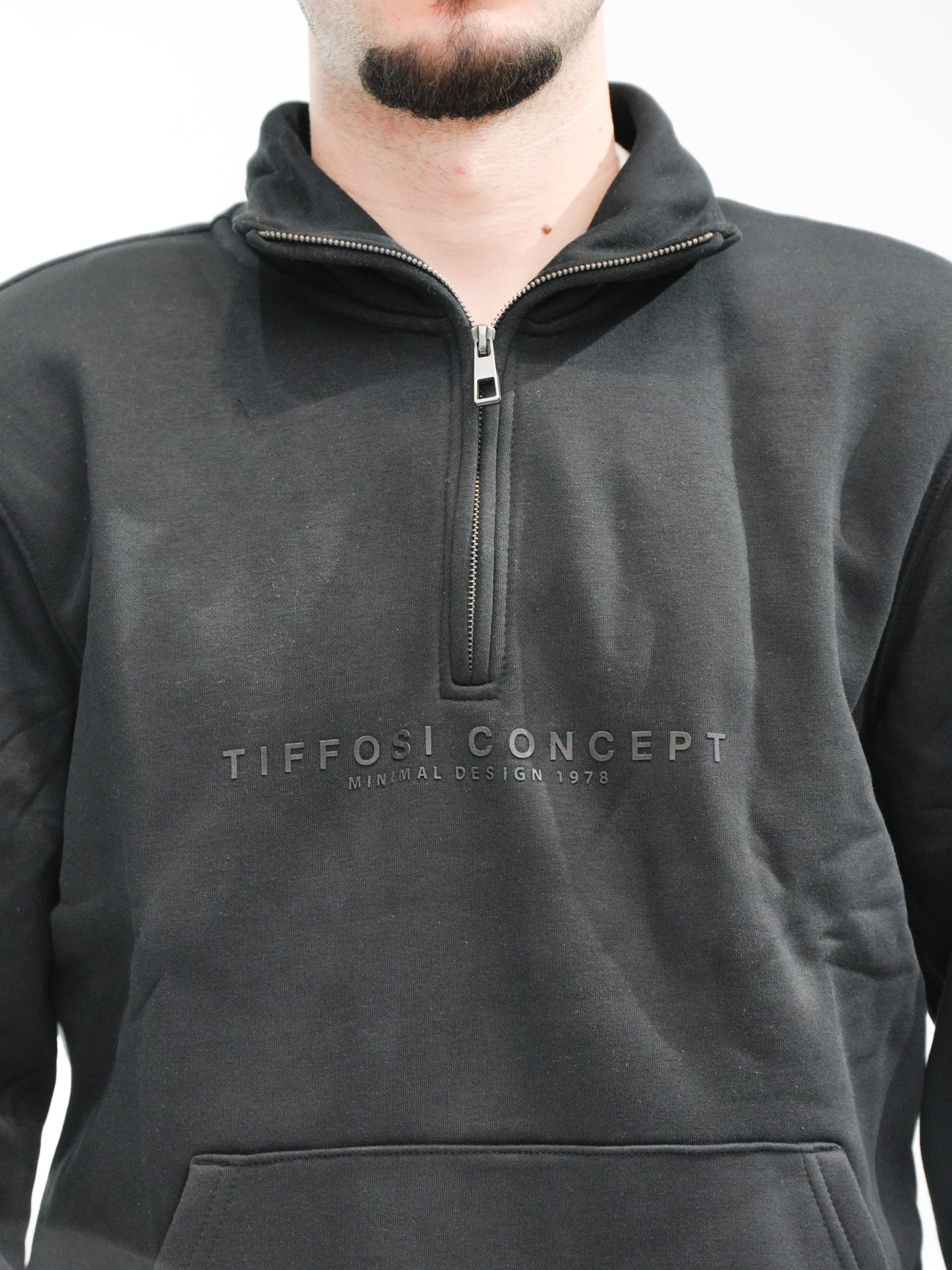 TIFFOSI Felpa mezza zip GARLAND