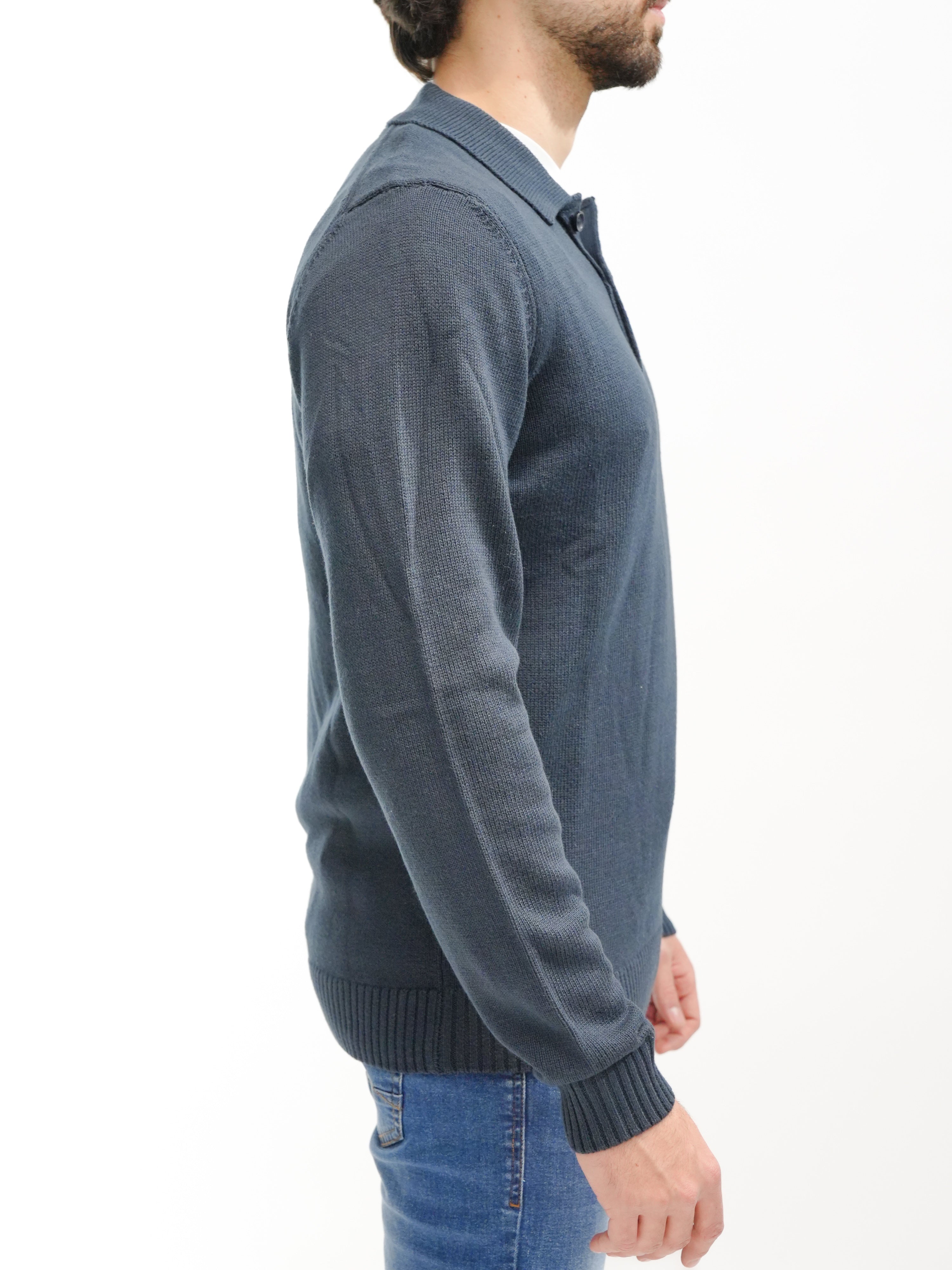 BLEND Maglioncino polo BHDENO