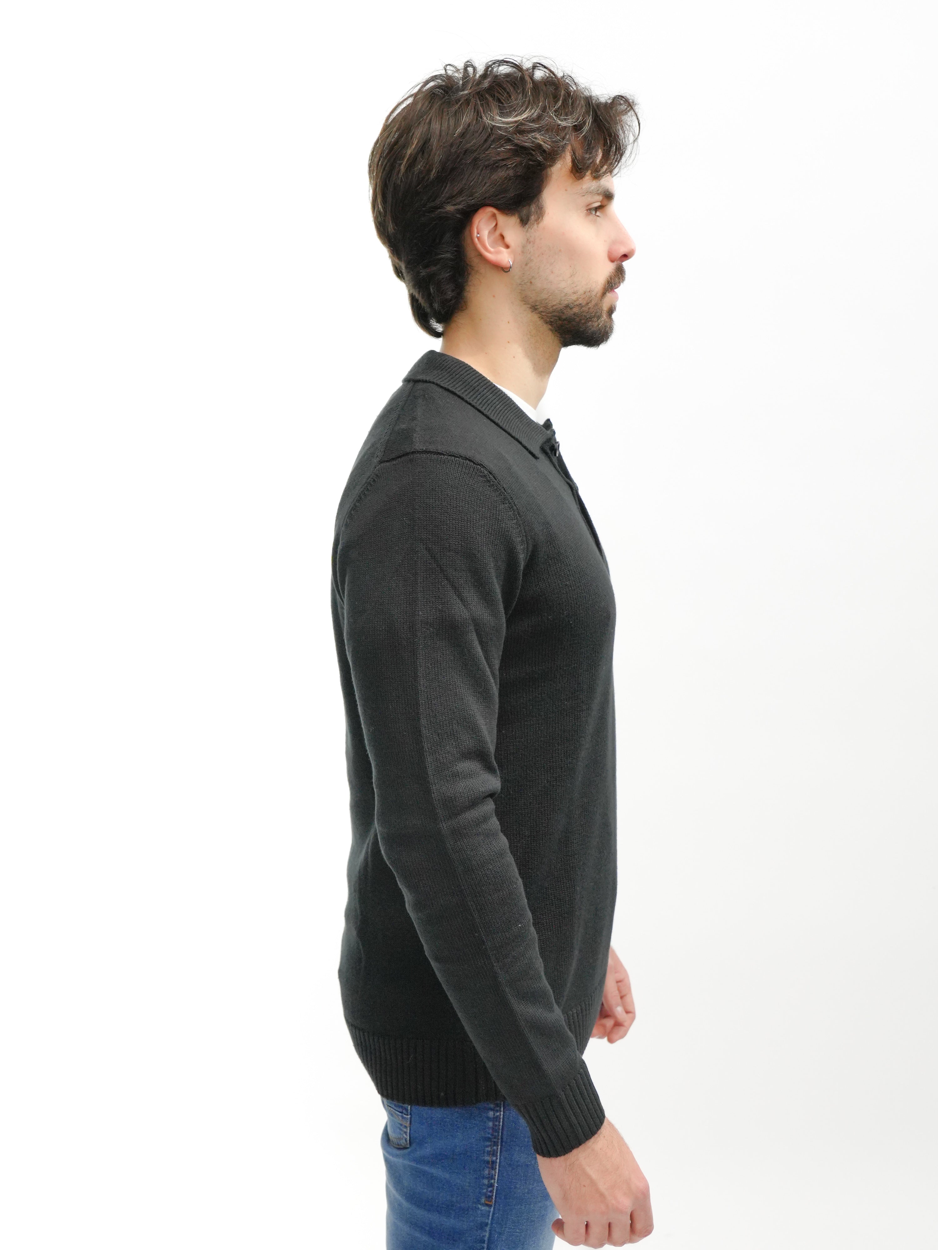 BLEND Maglioncino polo BHDENO