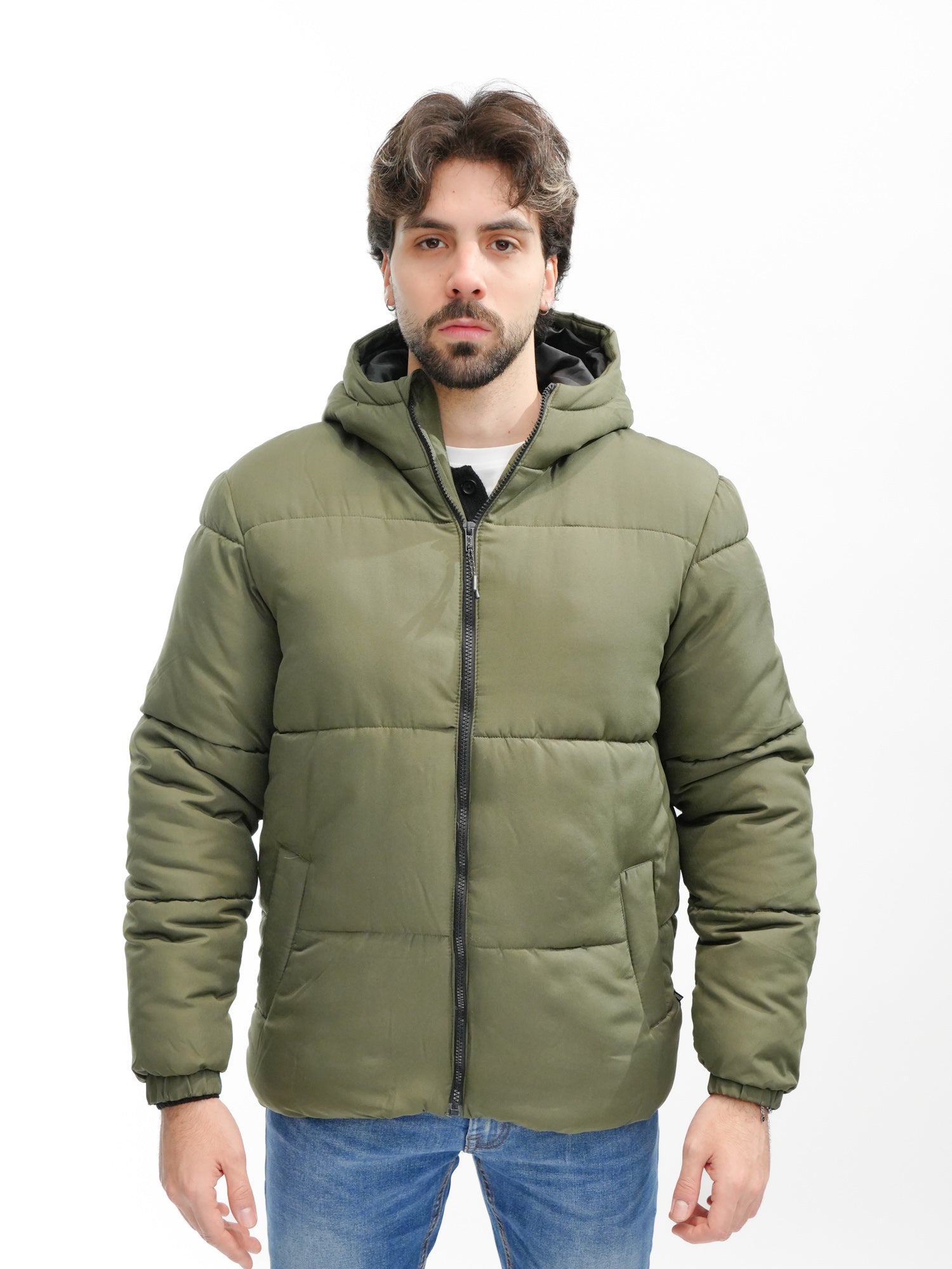 BLEND Piumino puff con cappuccio BHELWIN