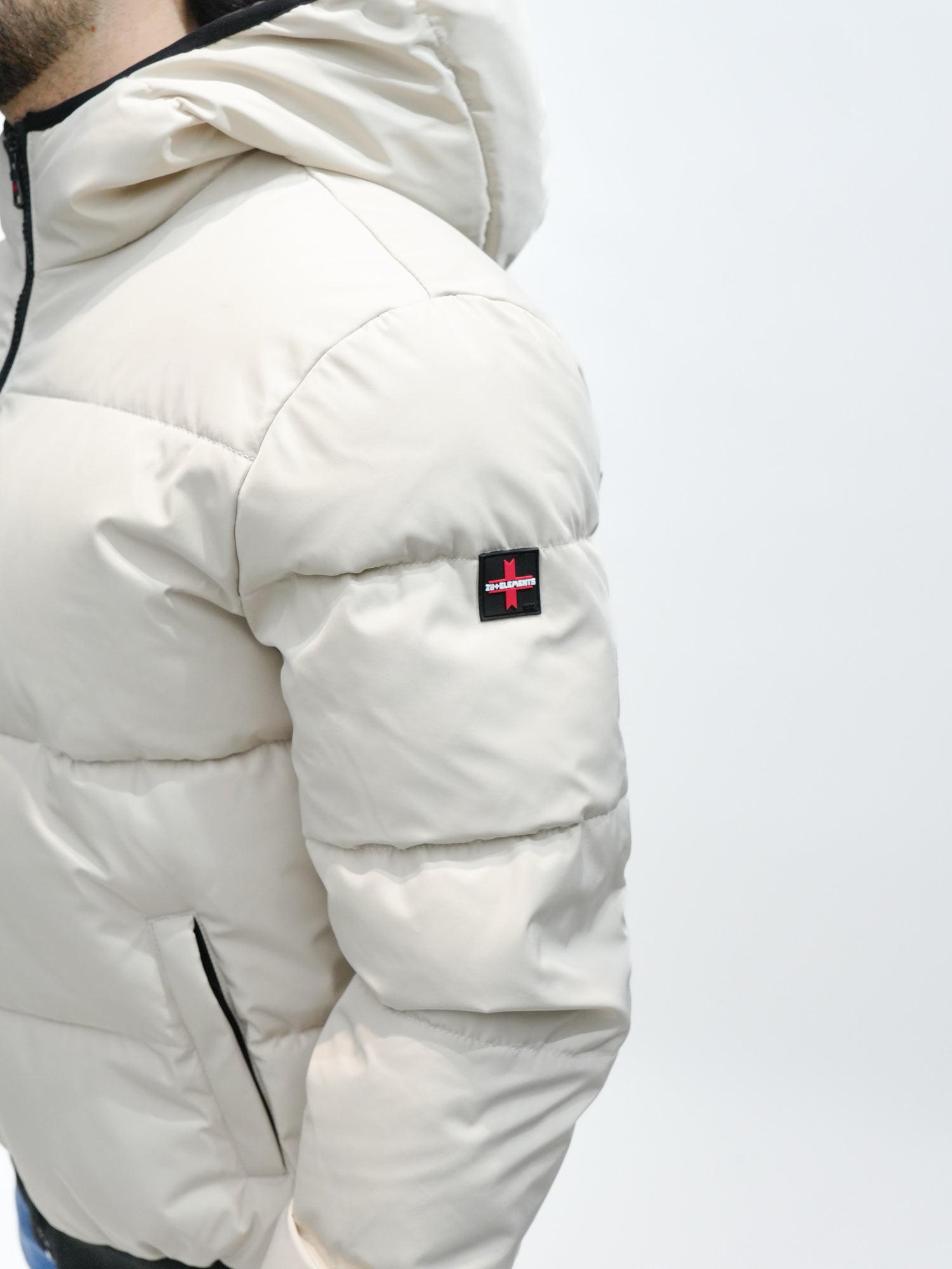 ZUELEMENTS Piumino puff con cappuccio ZU1360