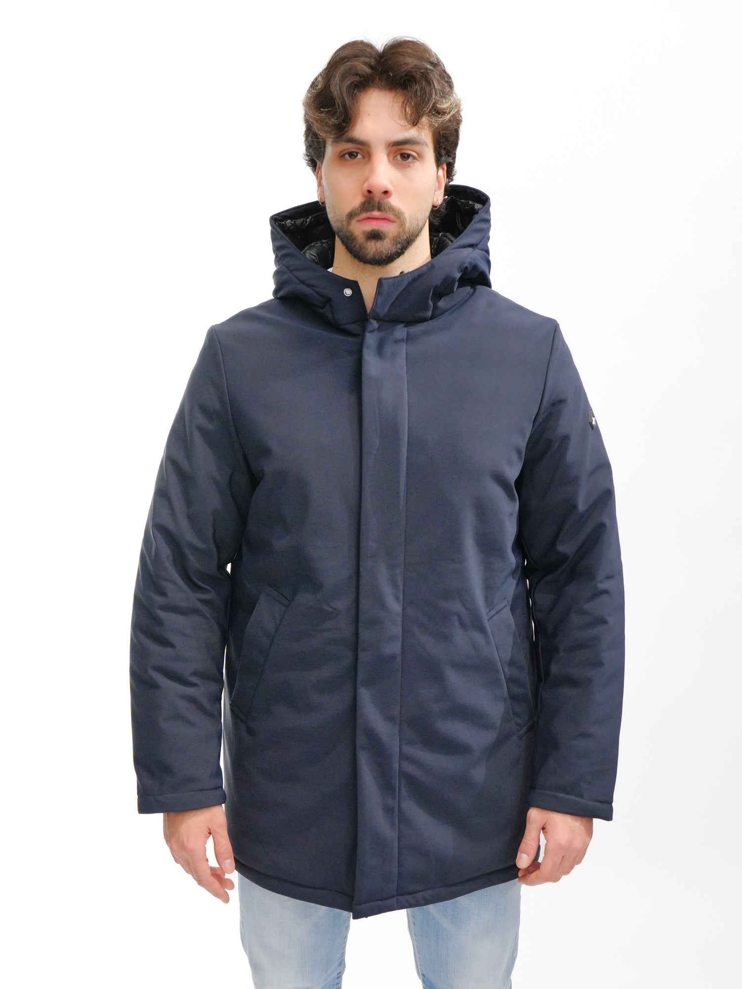 SUPERIOR Parka in soft shell con cappuccio M49514