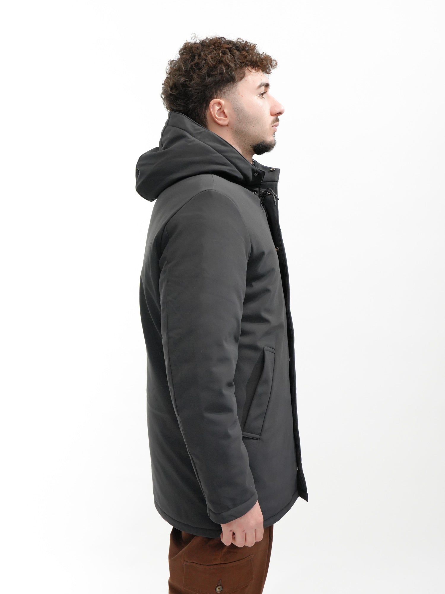 SUPERIOR Parka in soft shell con cappuccio M49514