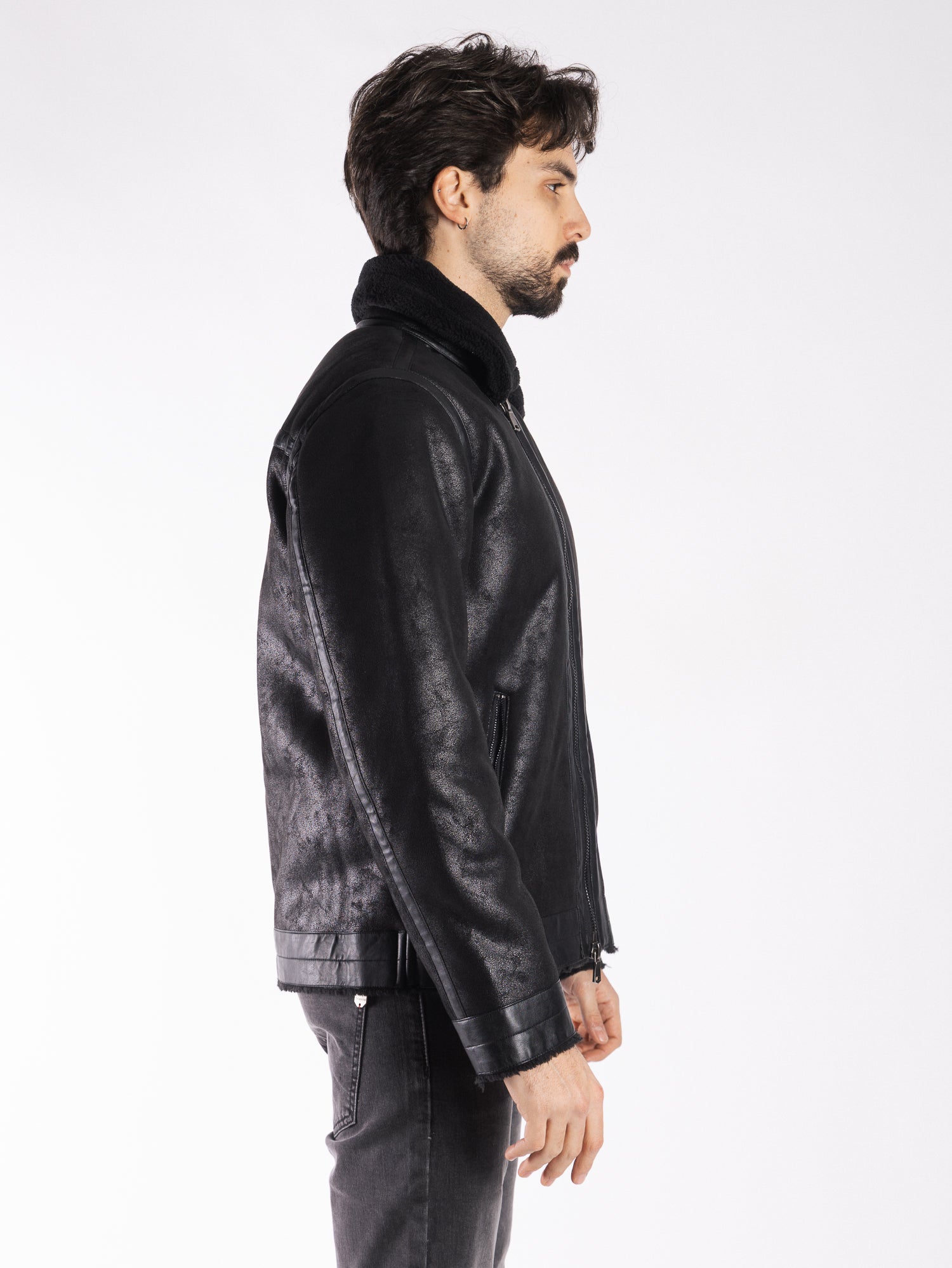 TELAMIRA Giacca montone ecopelle DTG006