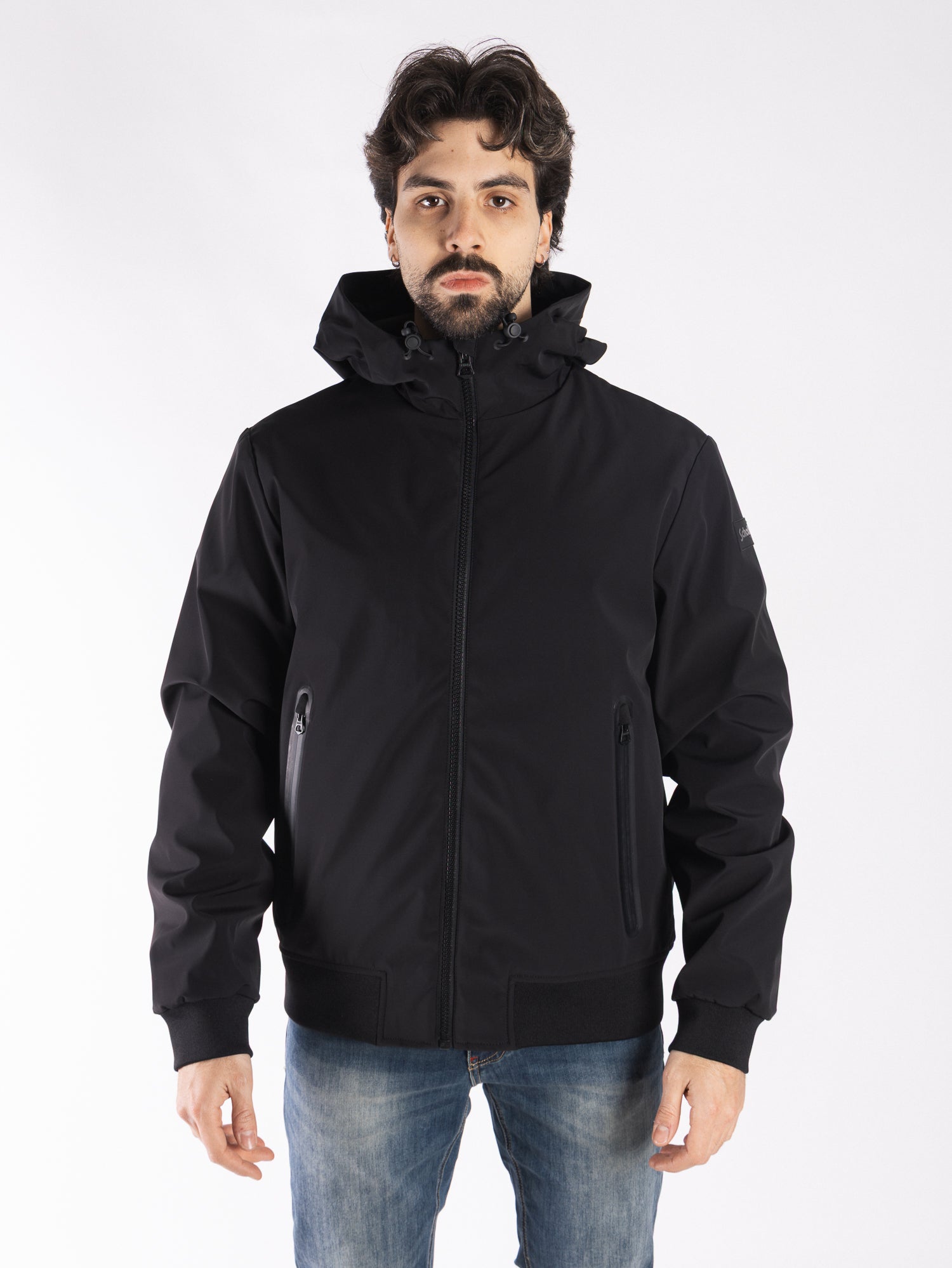 SCHOTT Giacca anti vento con cappuccio DORIAN