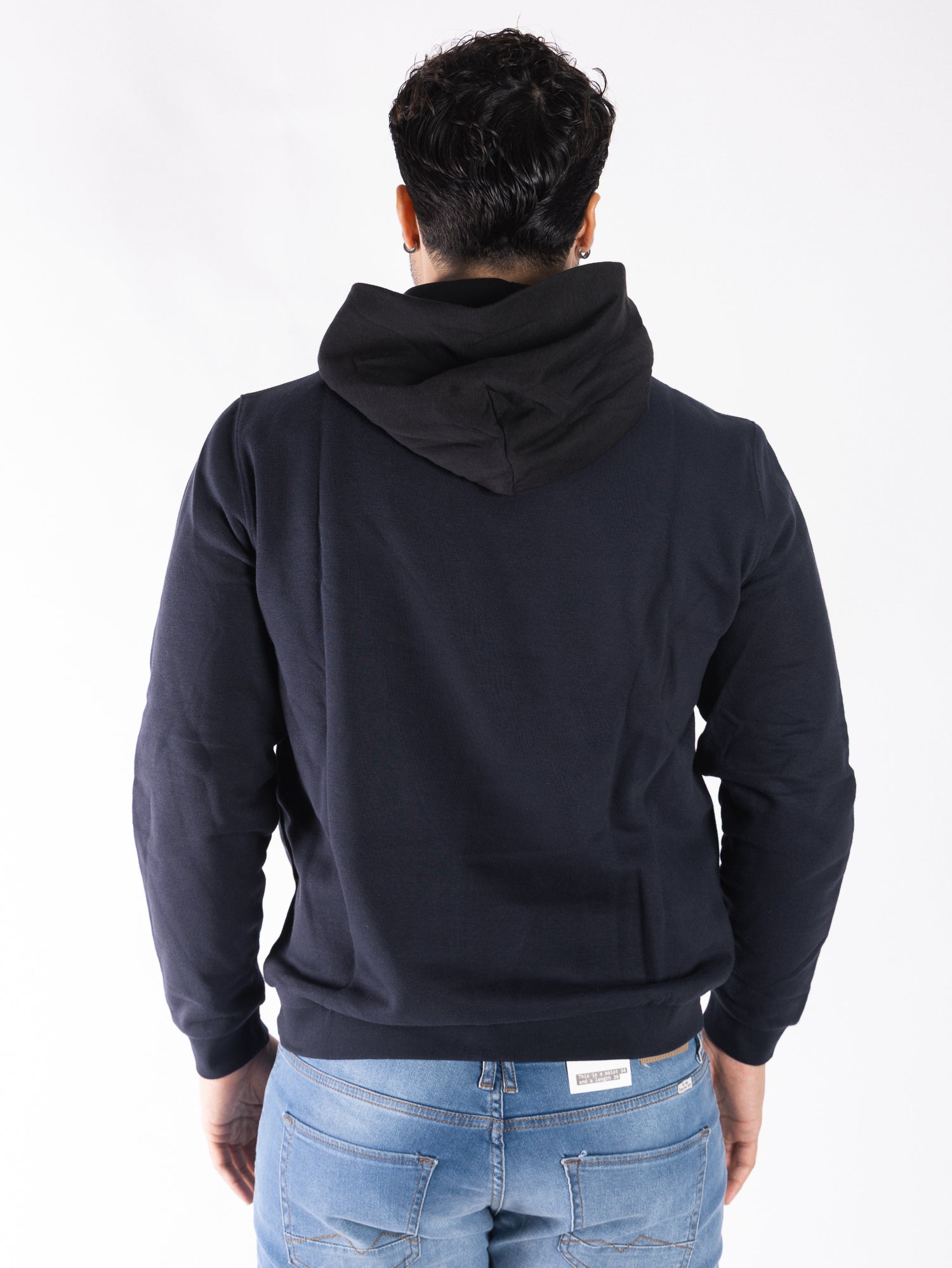 US POLO ASSN Felpa bicolore con cappuccio JOST EBPD
