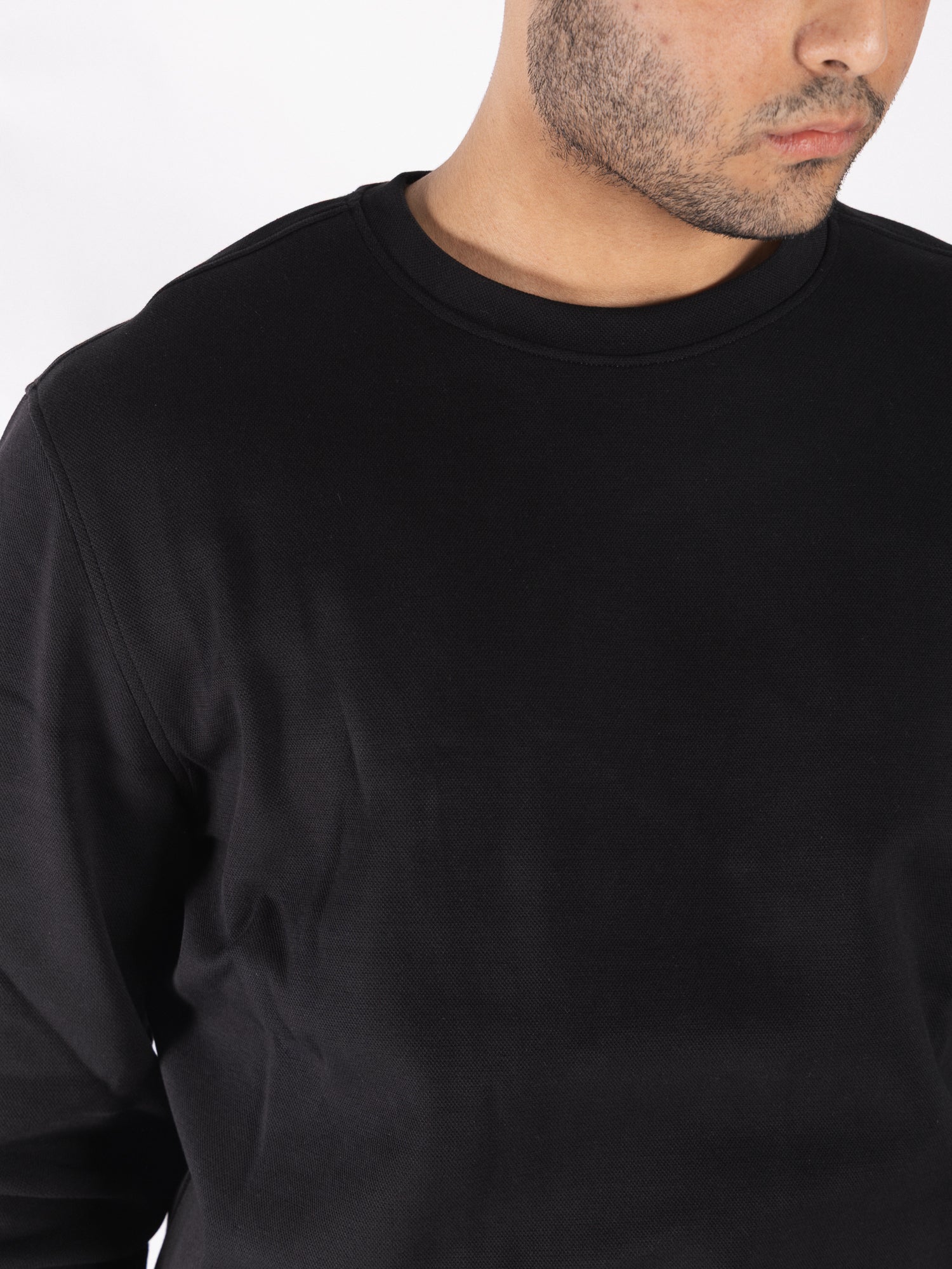 DATCH Felpa girocollo tramata DM9508