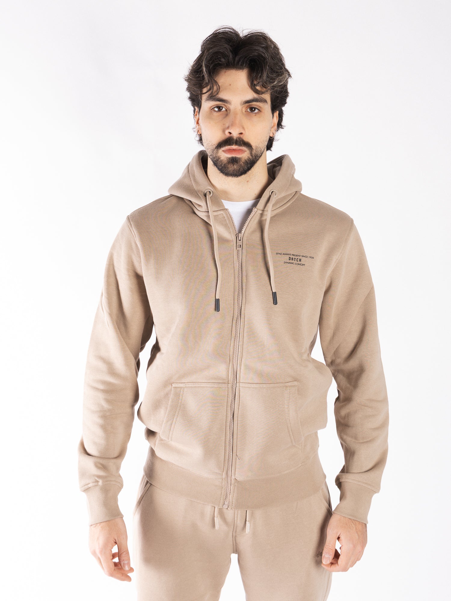 DATCH Felpa full zip con cappuccio DM9526