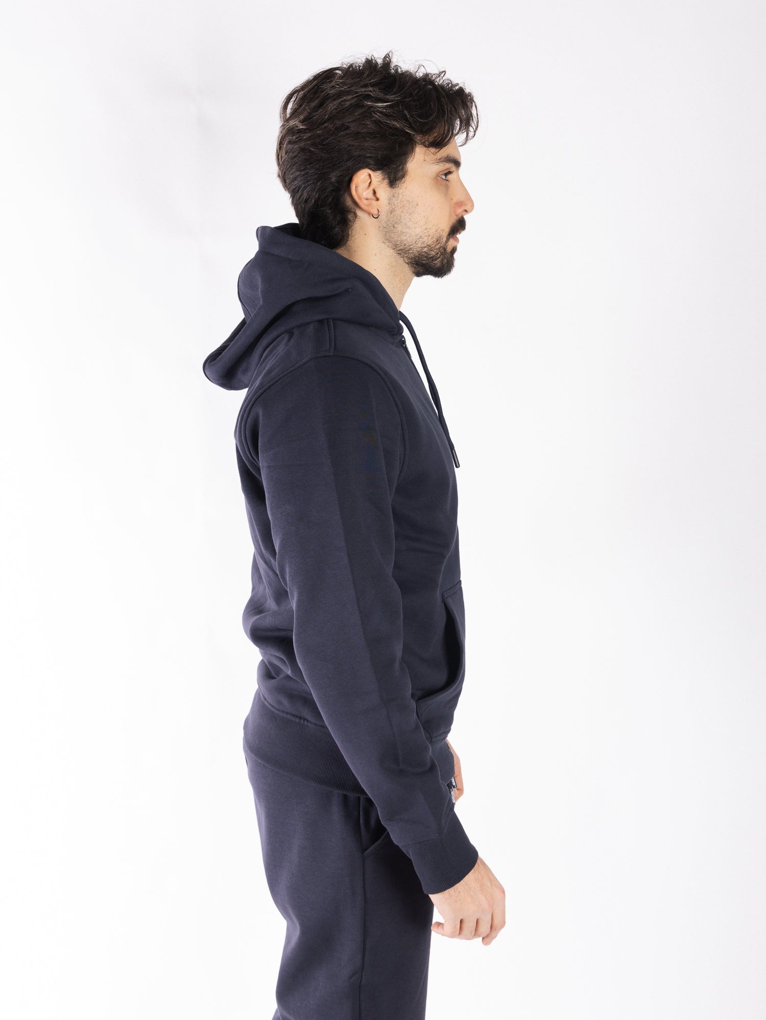 DATCH Felpa full zip con cappuccio DM9526