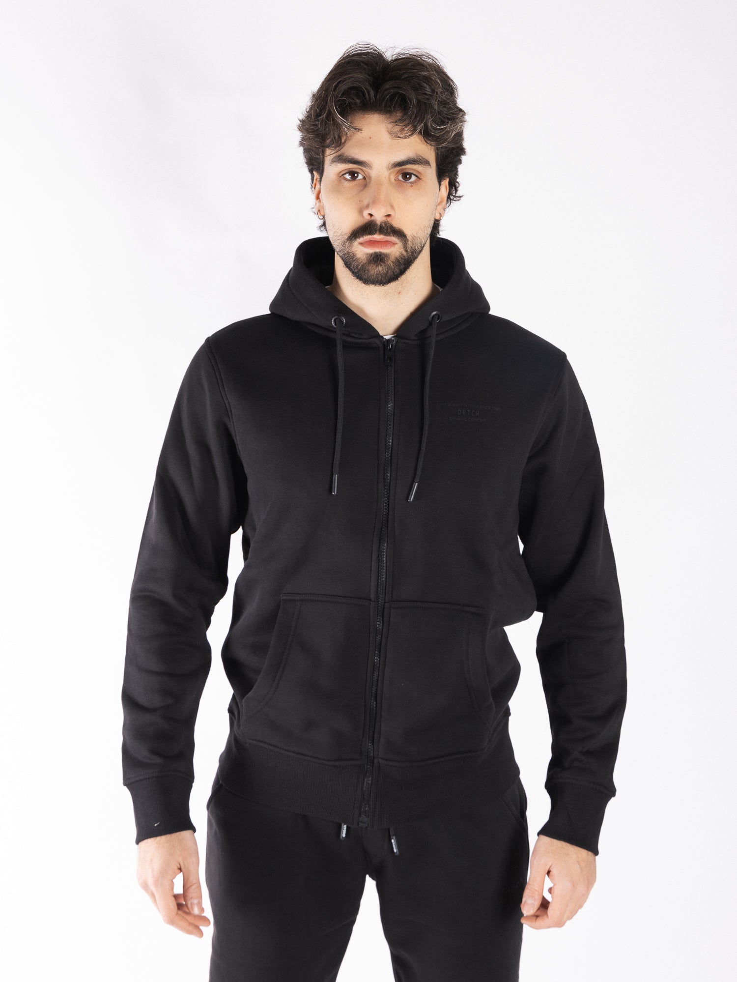 DATCH Felpa full zip con cappuccio DM9526