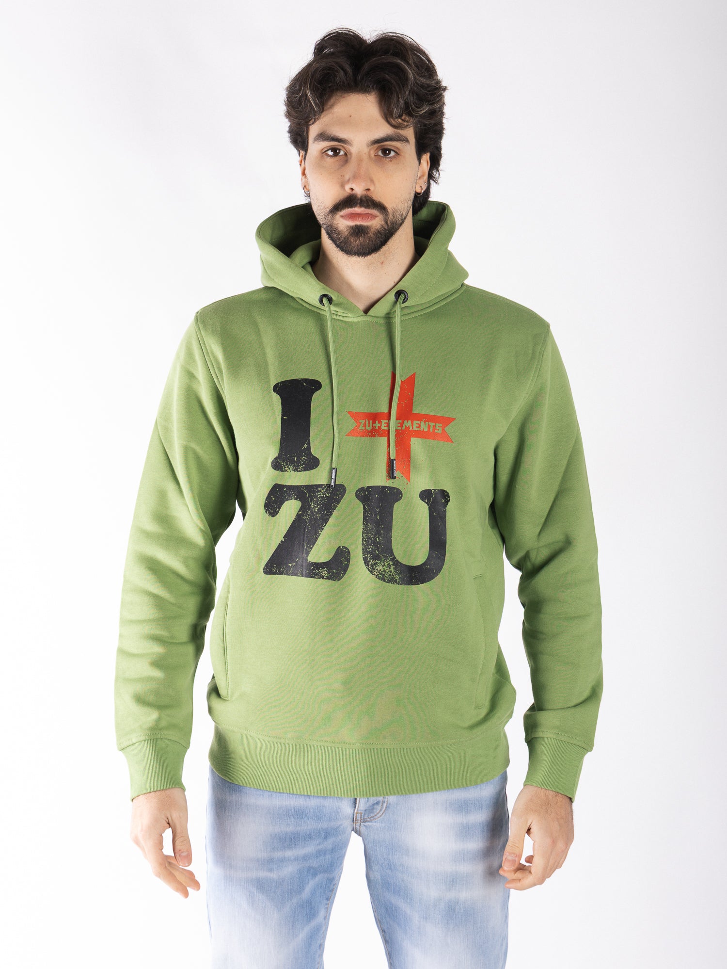 ZUELEMENTS Felpa con cappuccio ZU1319