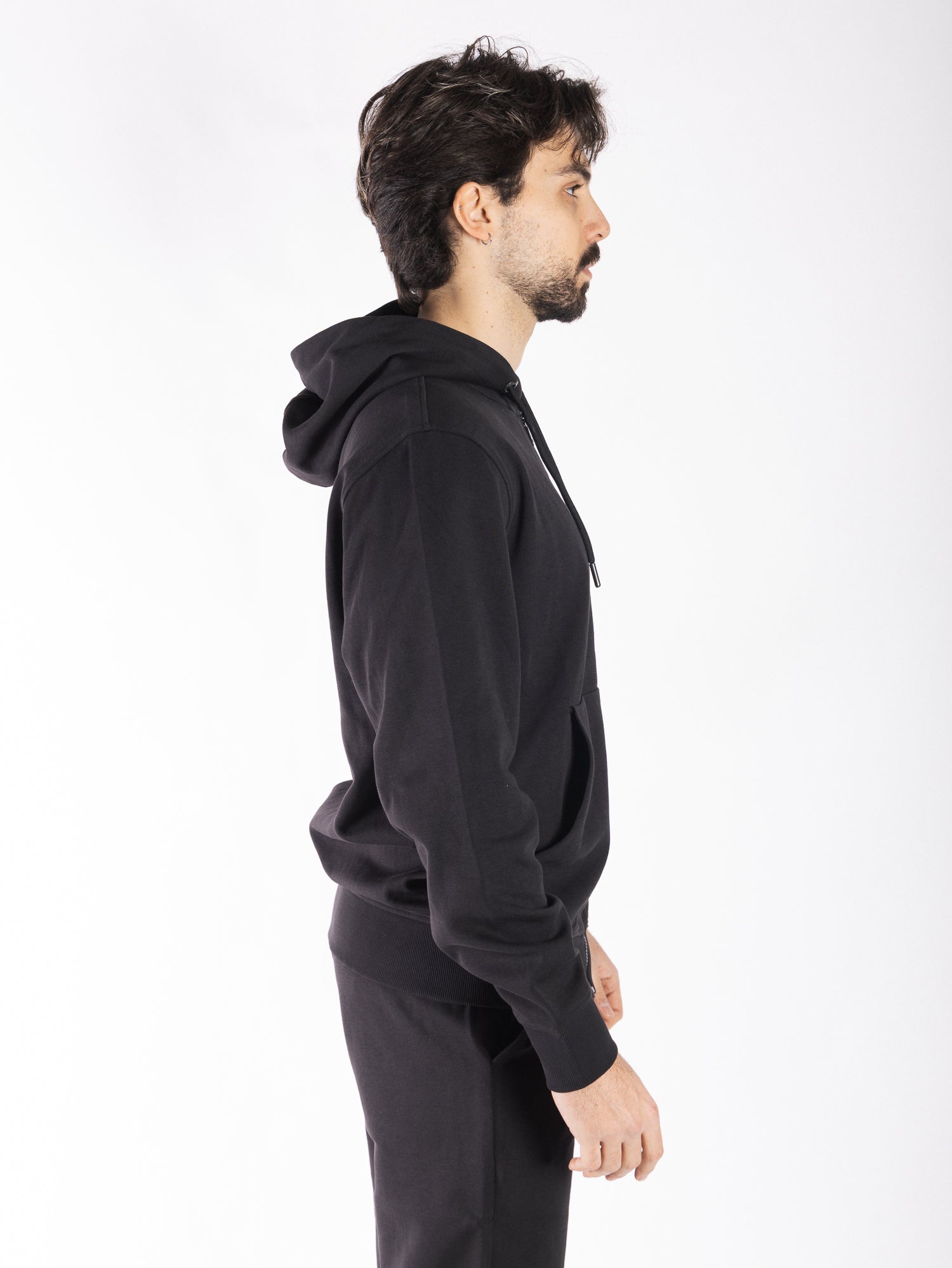 ZUELEMENTS Felpa full zip con cappuccio ZU1803