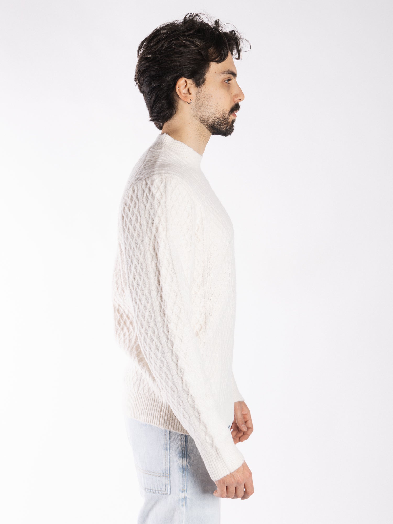 HAMAKI-HO Maglione tramato mezzocollo MI3187H