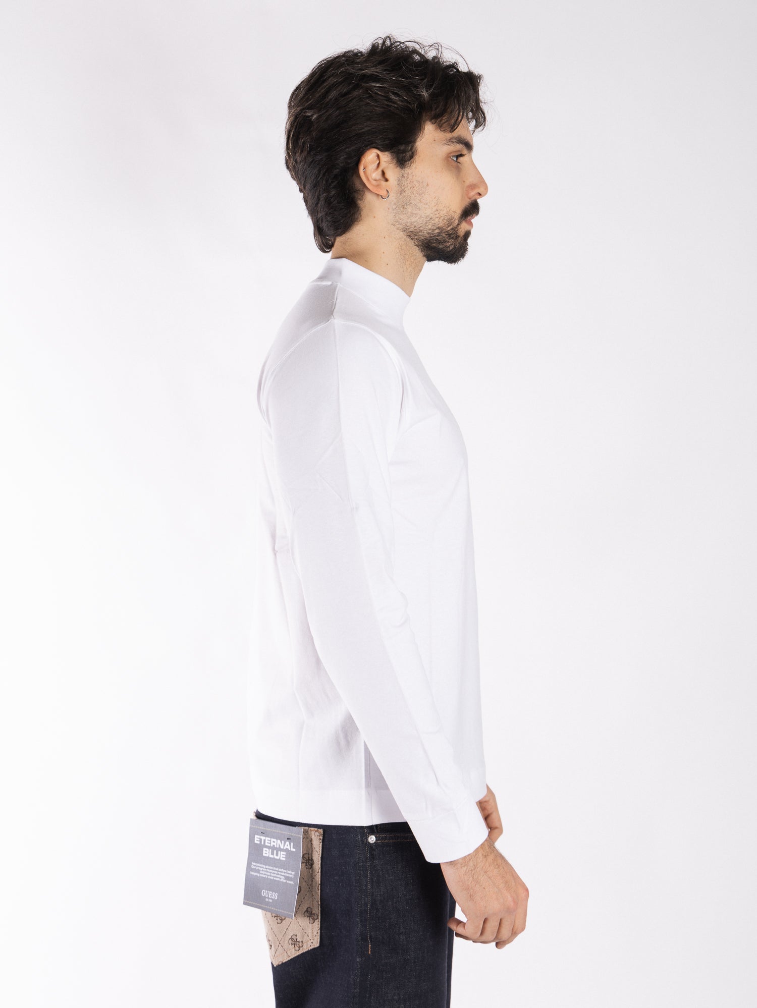 HAMAKI-HO T-shirt manica lunga mezzo collo TI283H
