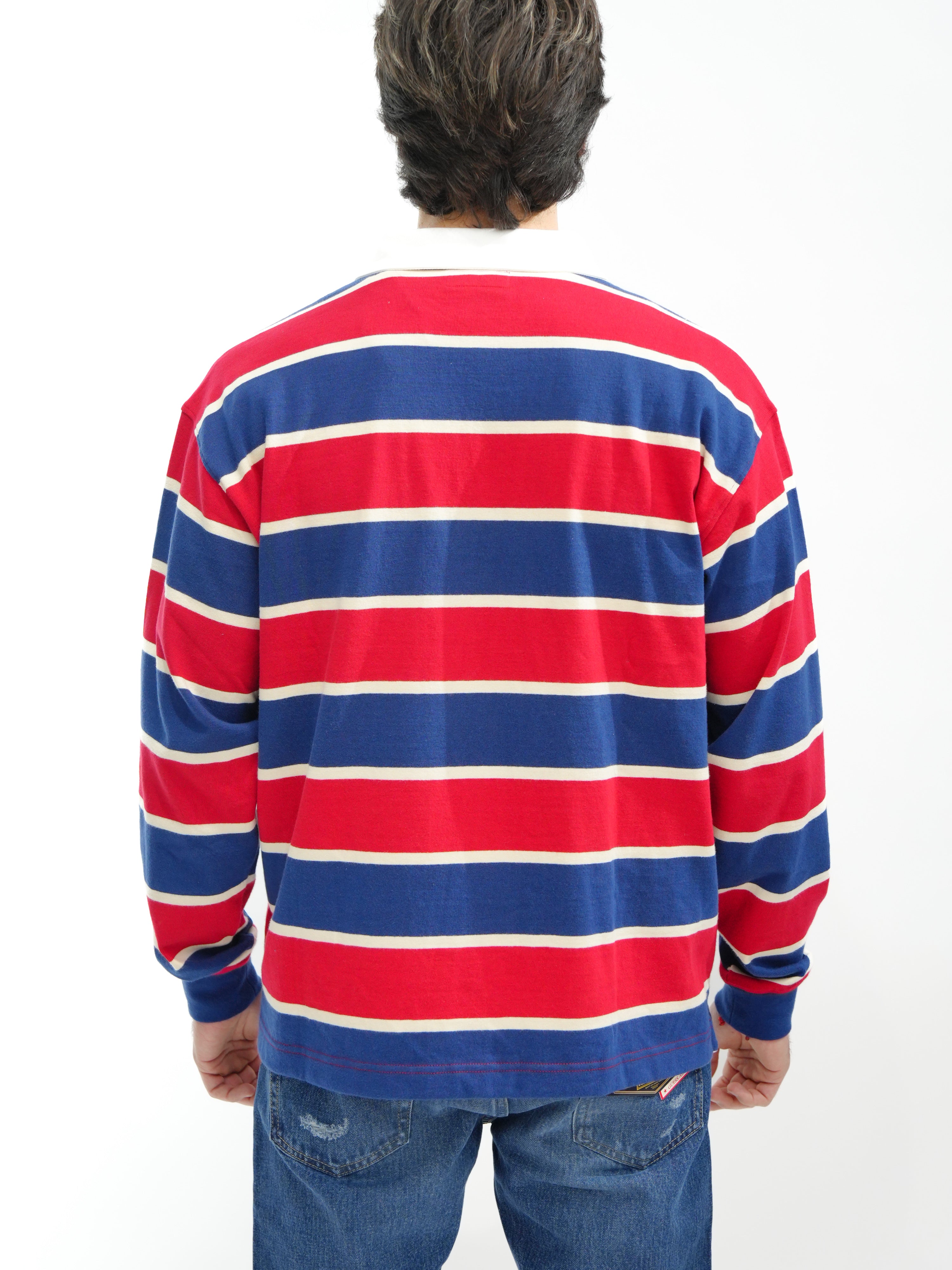 GUESS JEANS Polo rigata manica lunga M5YP27