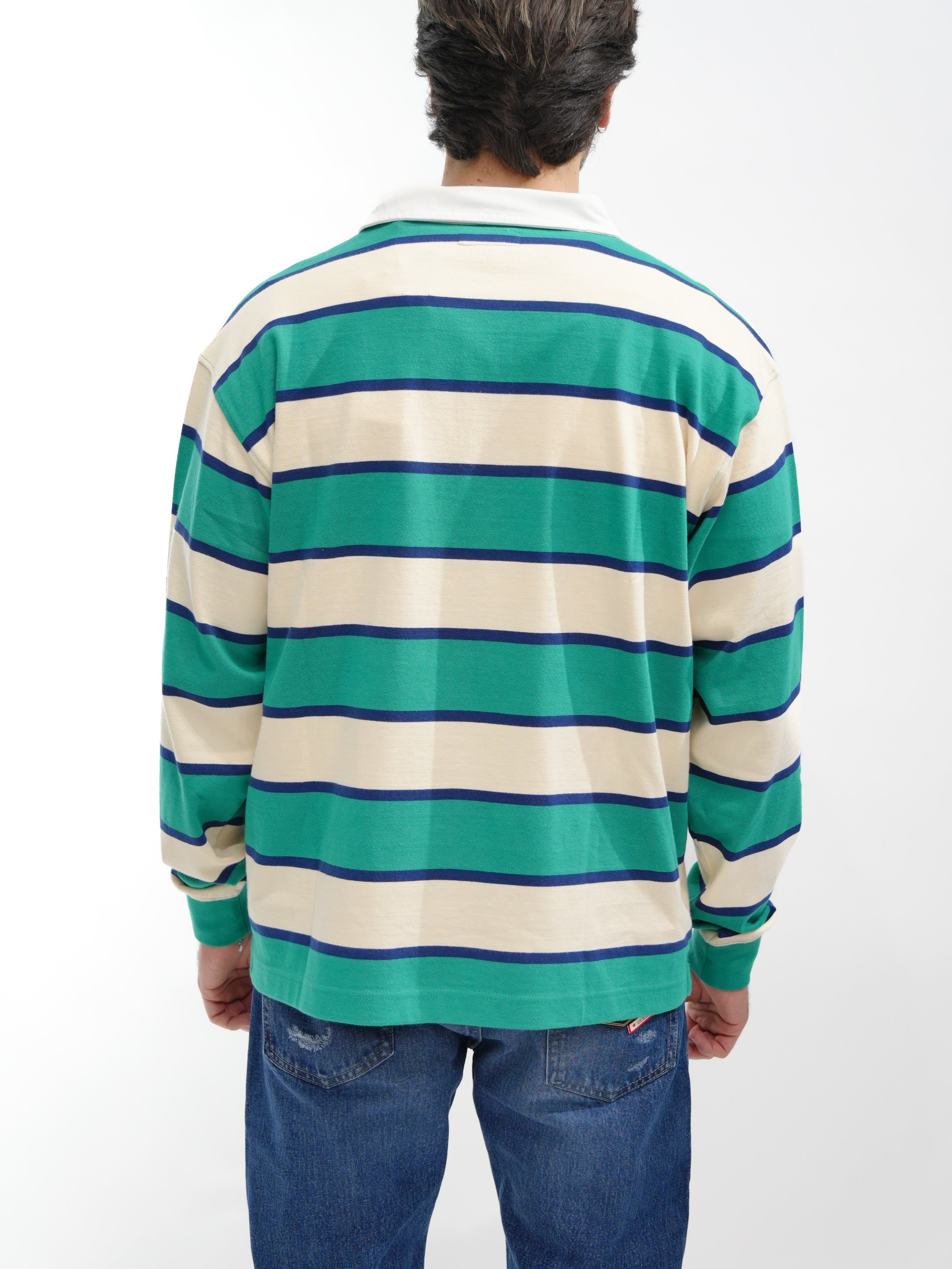 GUESS JEANS Polo rigata manica lunga M5YP27