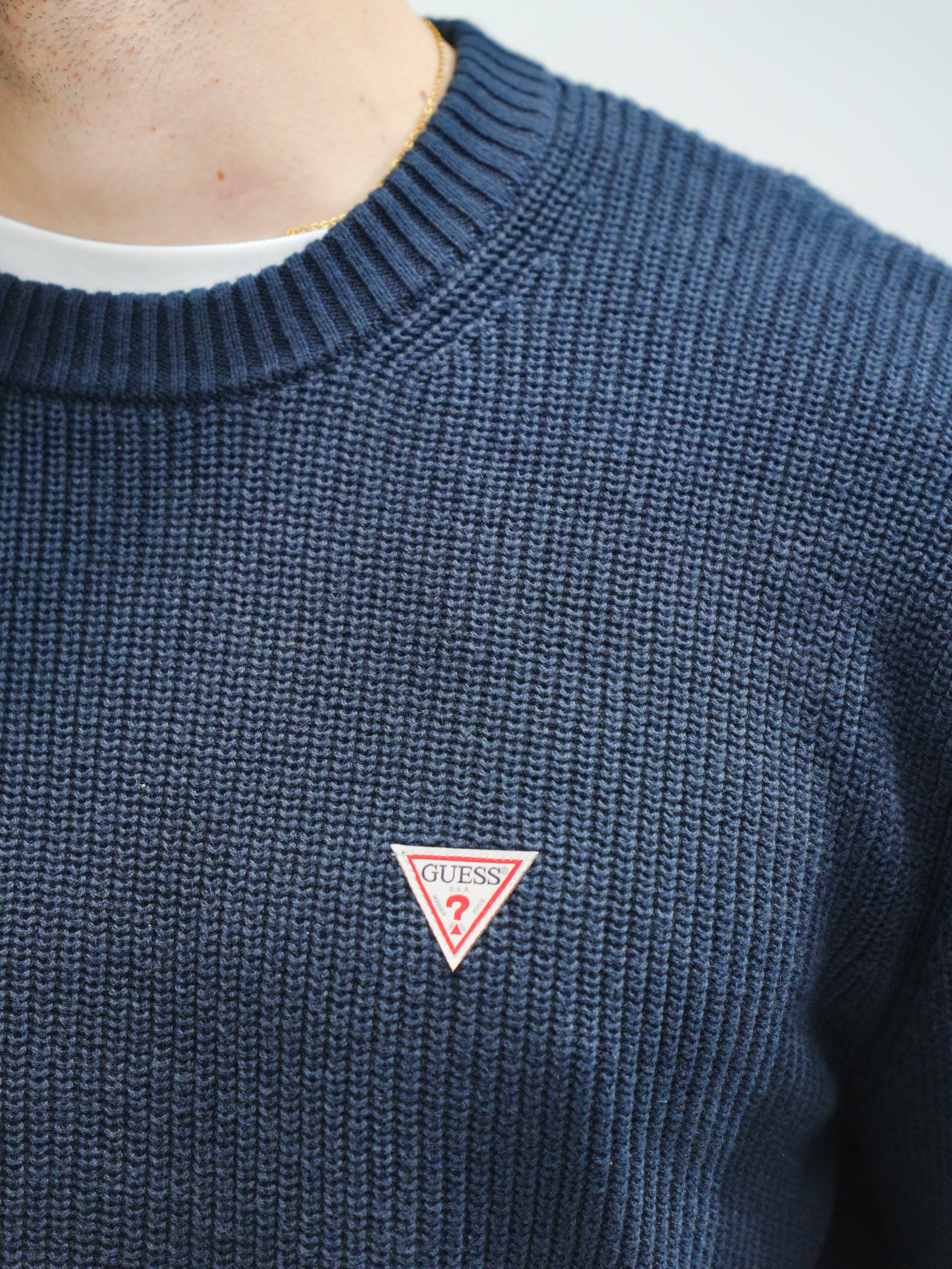 GUESS JEANS Maglione a coste M4BR30