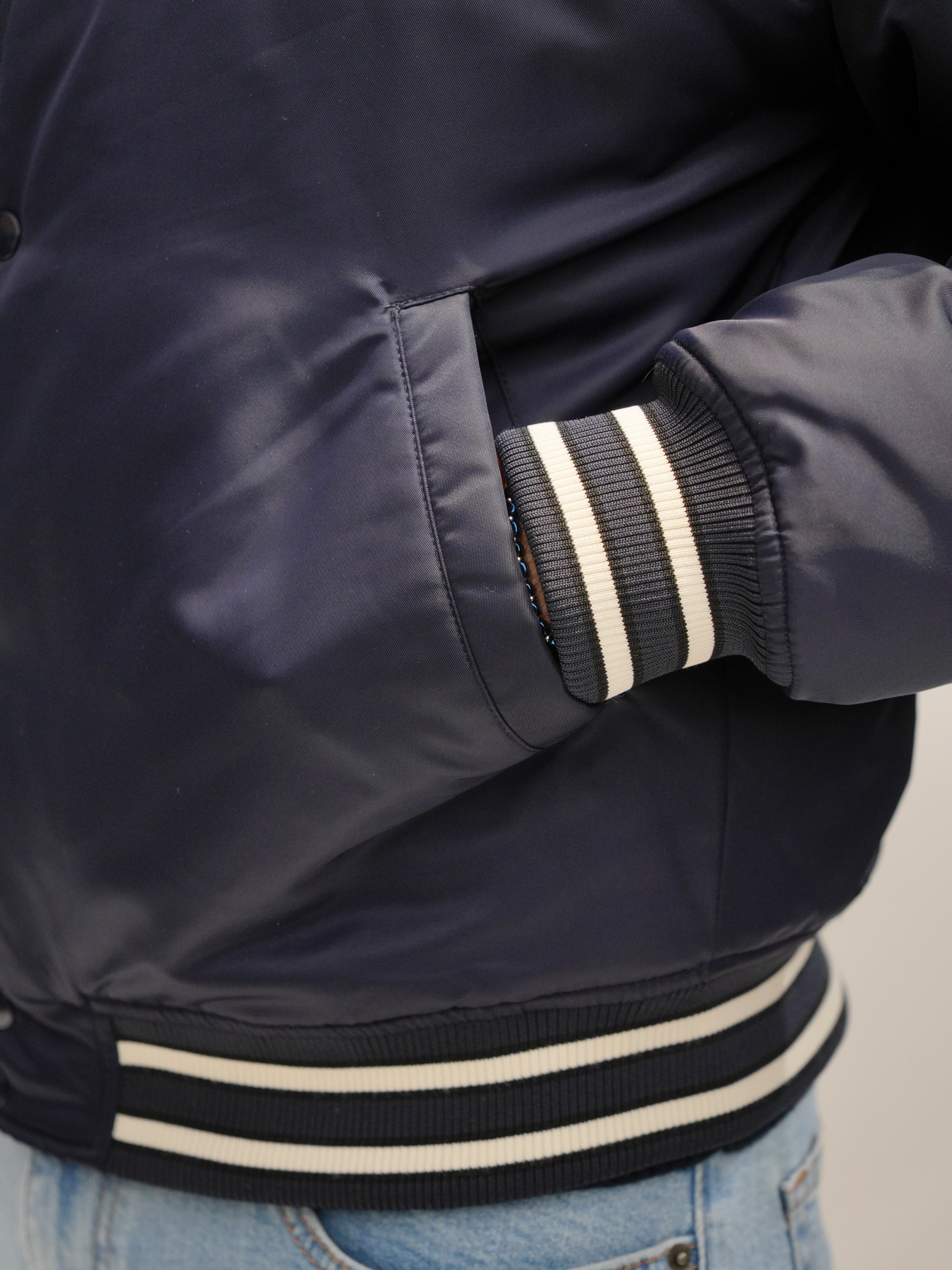 GUESS JEANS Giacca varsity M4BL24