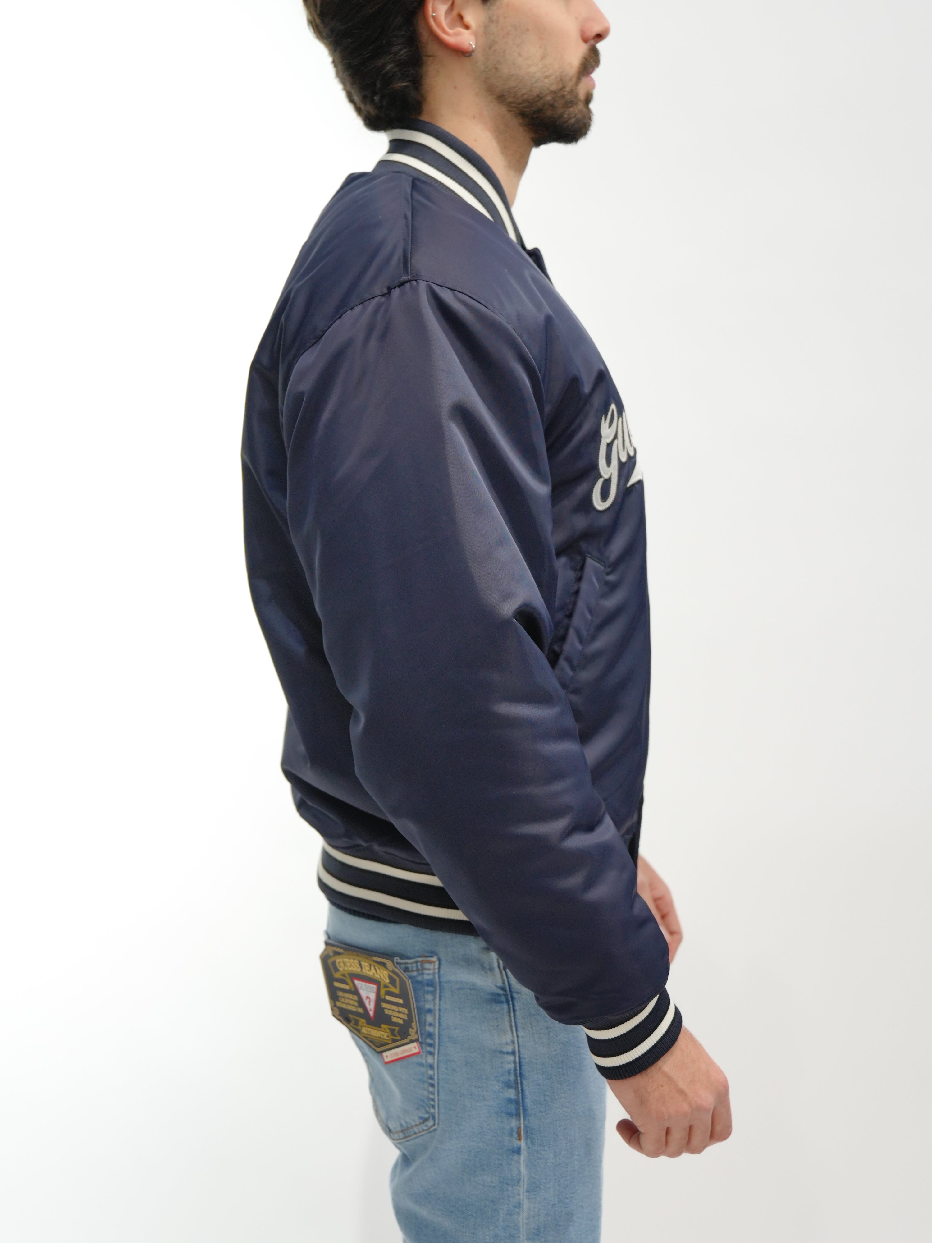 GUESS JEANS Giacca varsity M4BL24