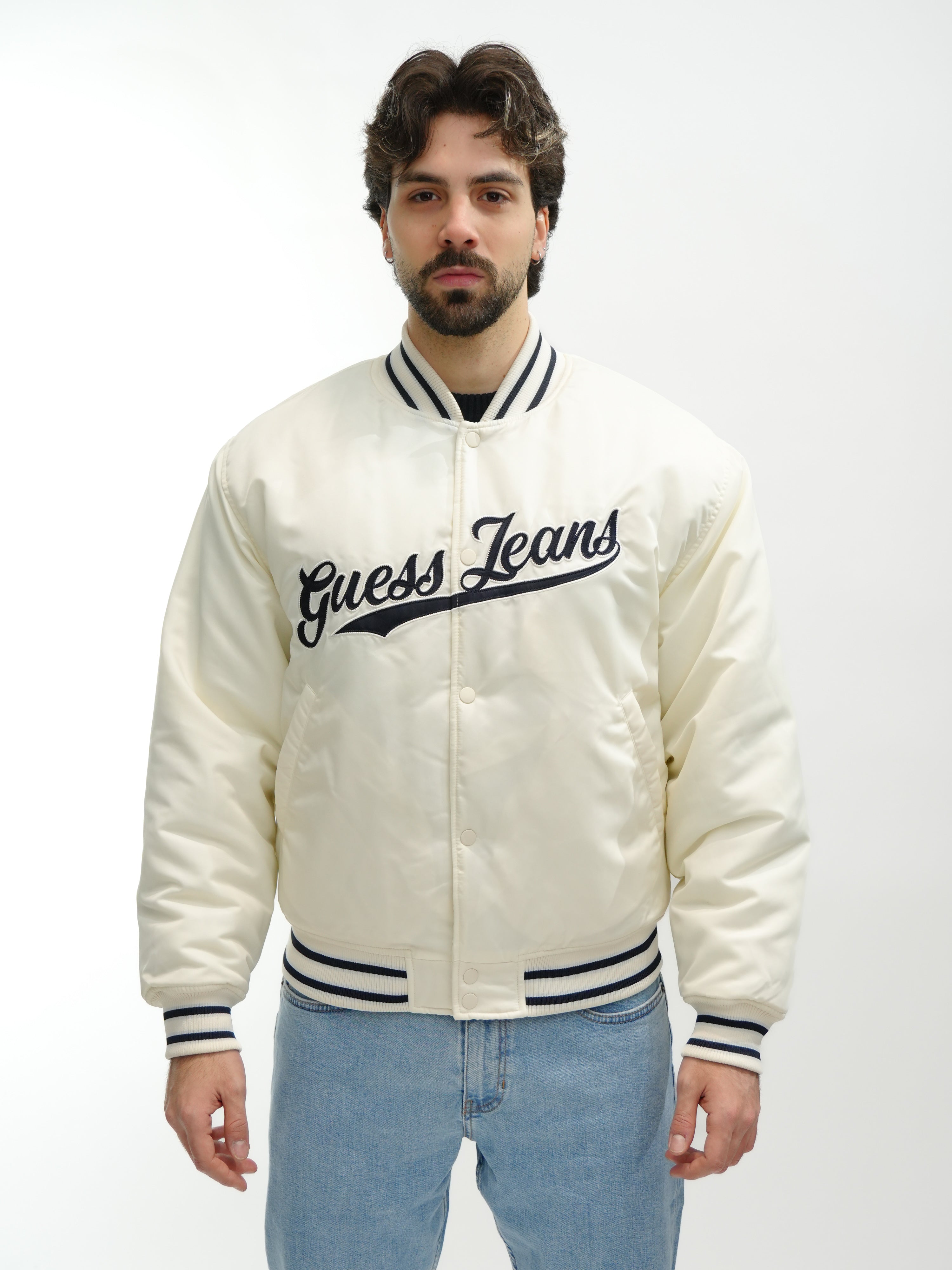 GUESS JEANS Giacca varsity M4BL24