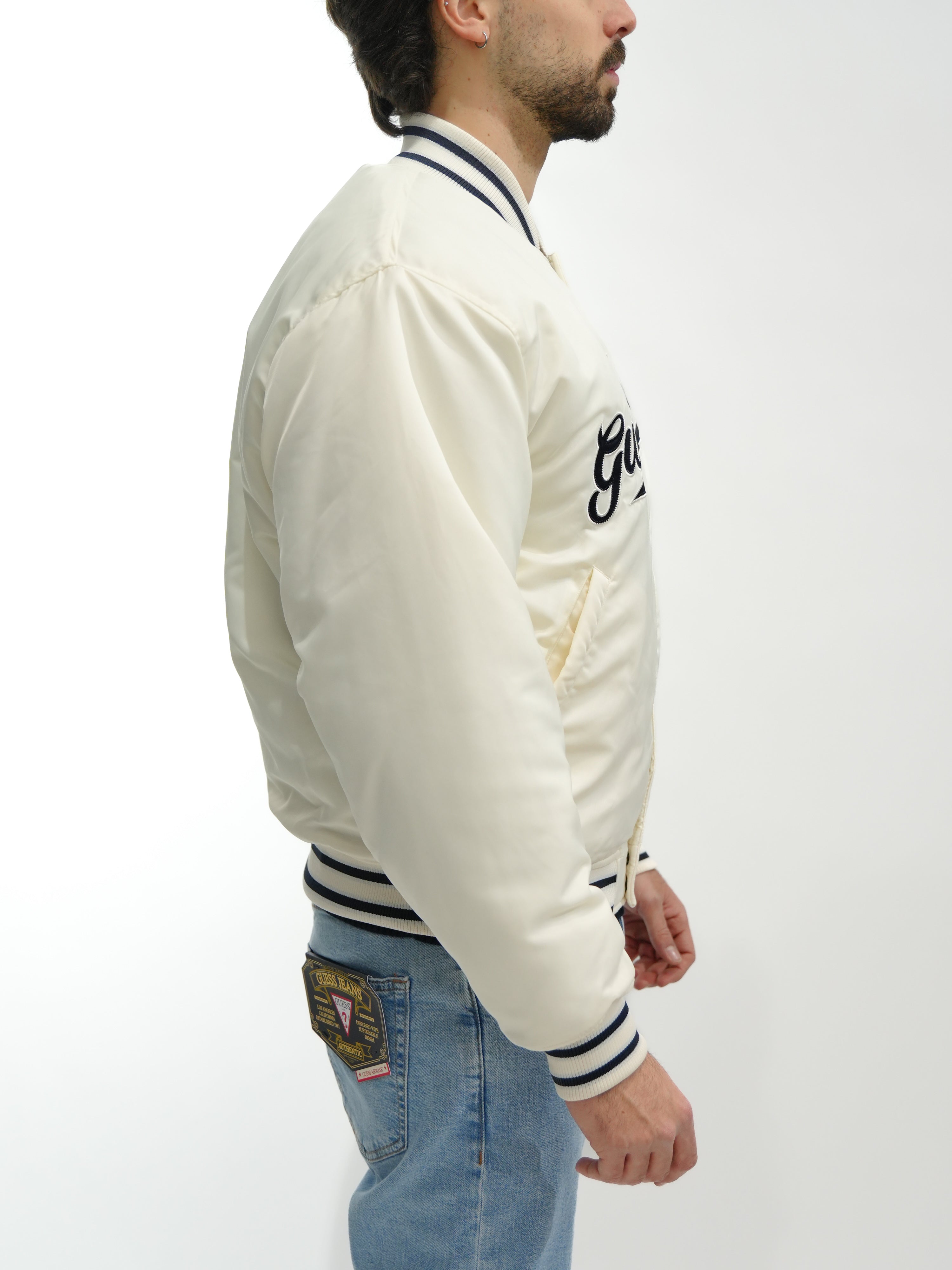 GUESS JEANS Giacca varsity M4BL24