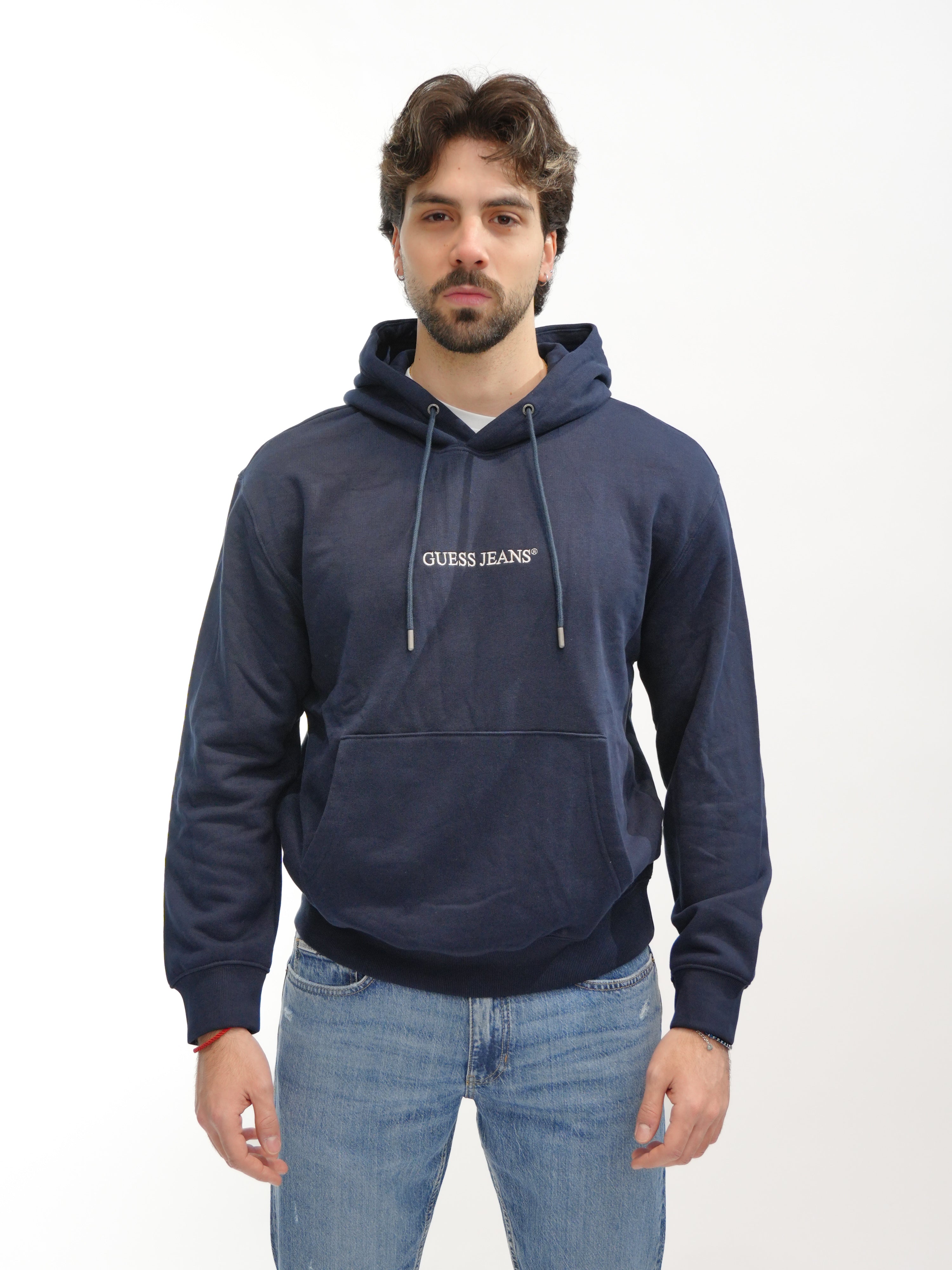 GUESS JEANS Felpa con cappuccio M5RQ38