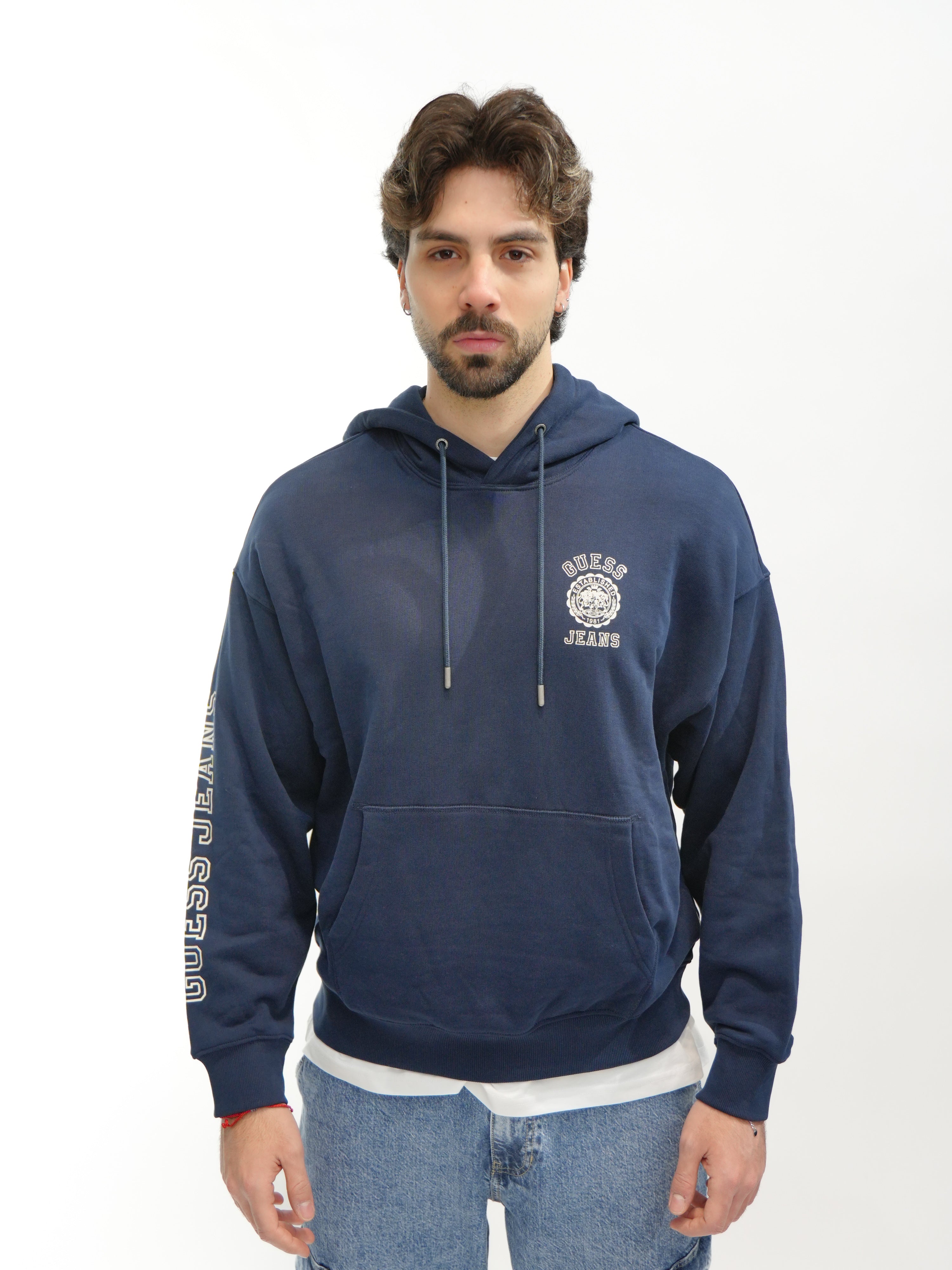 GUESS JEANS Felpa con cappuccio M5GQ21