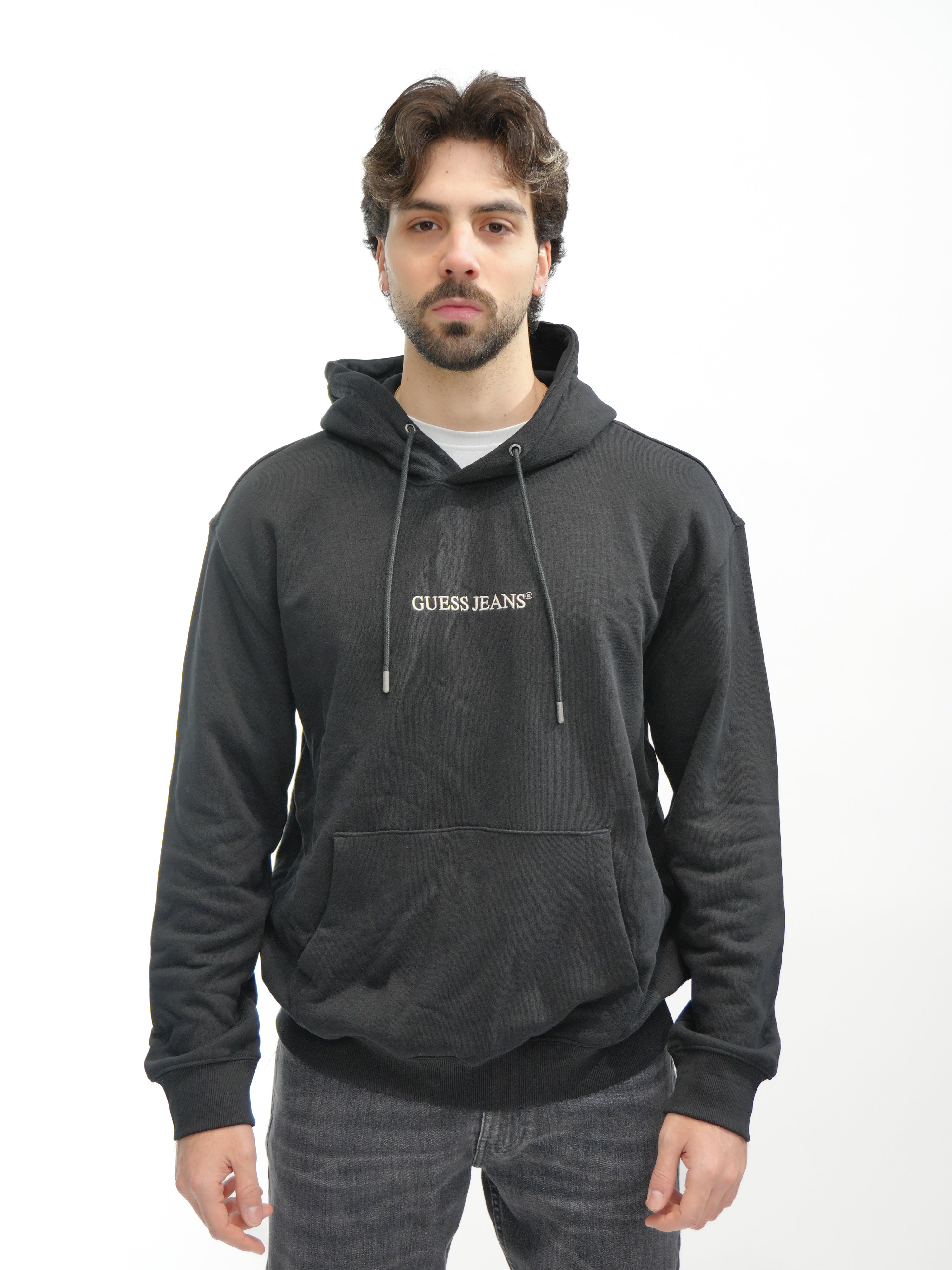 GUESS JEANS Felpa con cappuccio M5RQ38