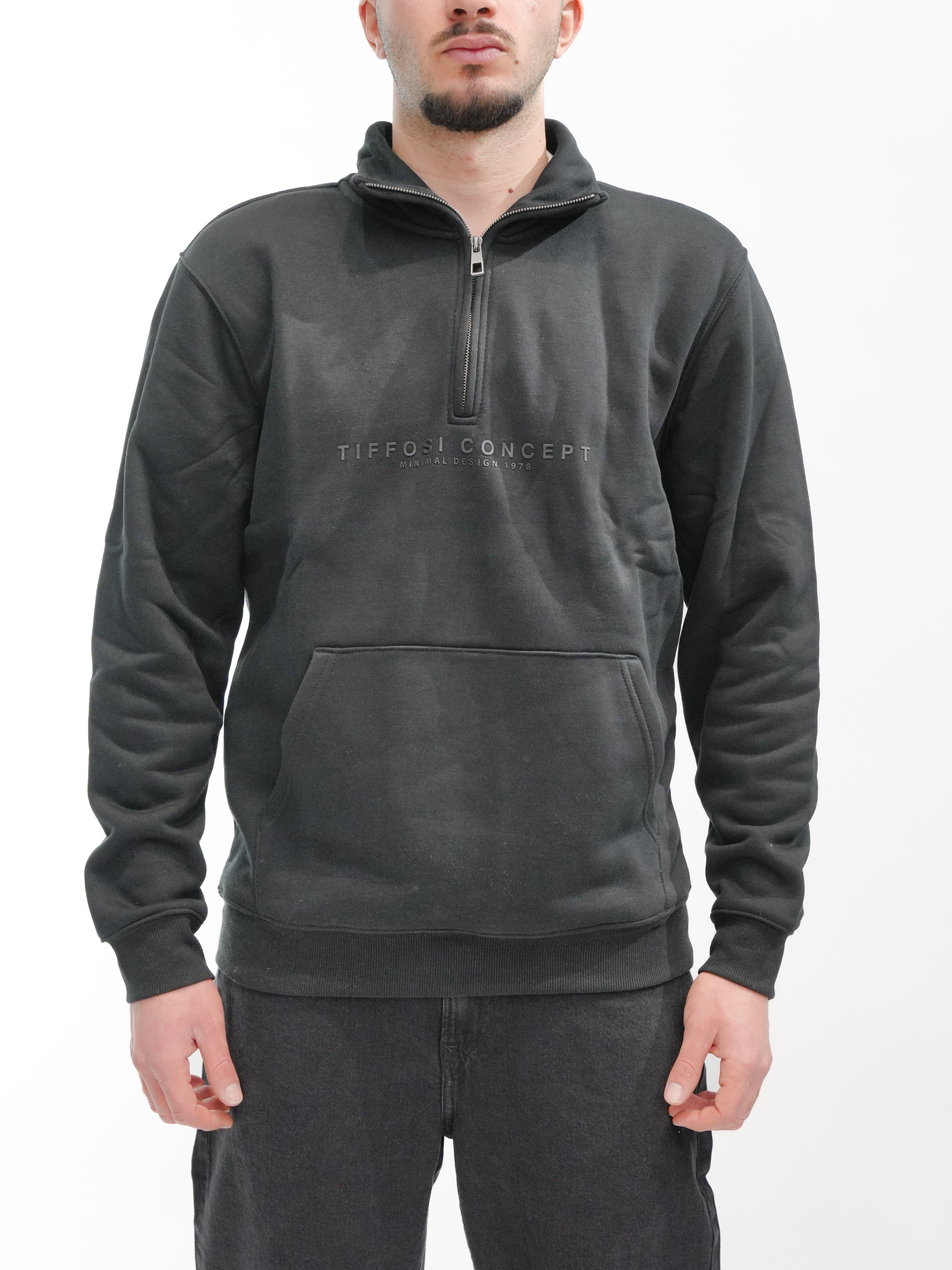 TIFFOSI Felpa mezza zip GARLAND