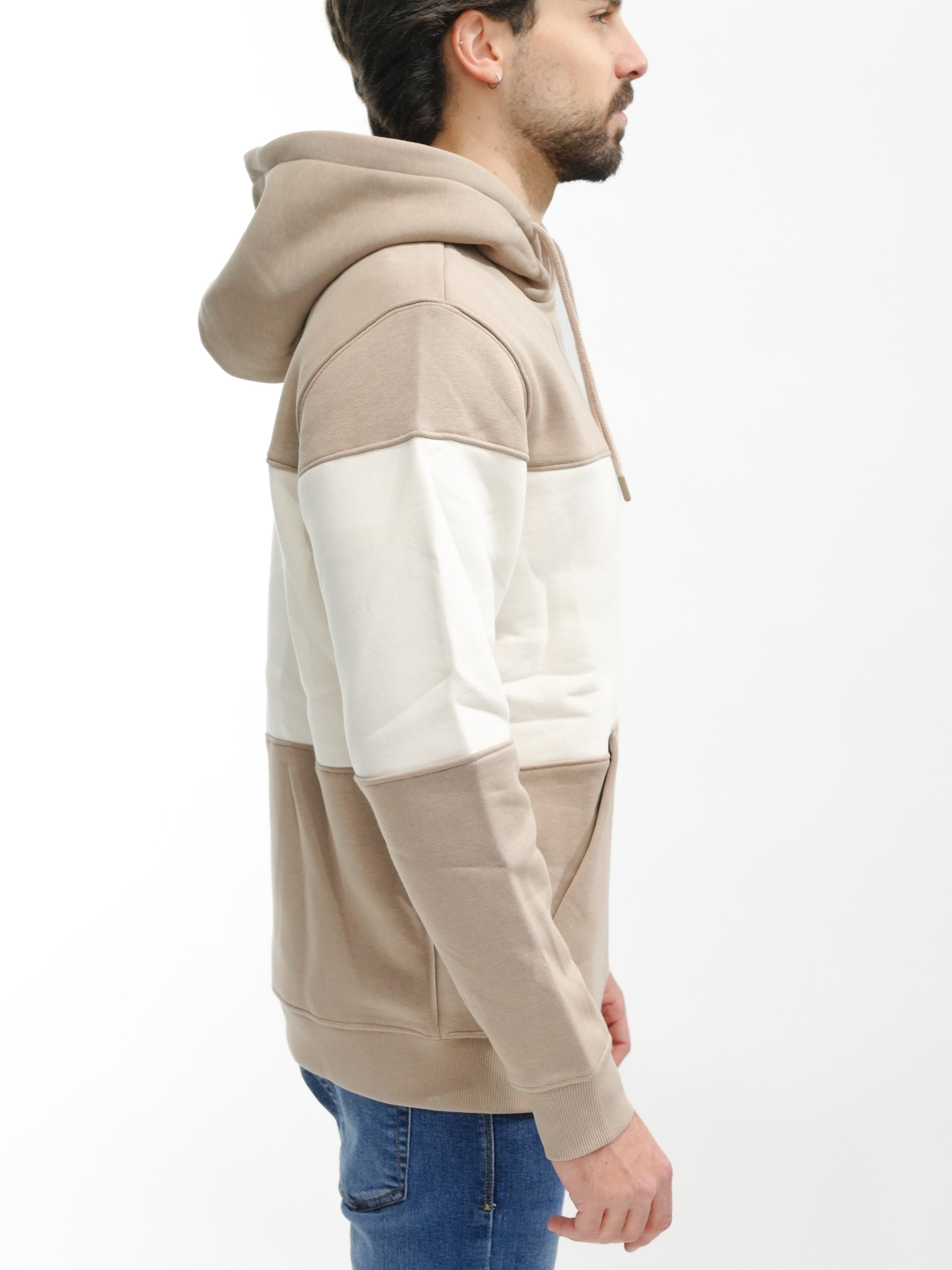TIFFOSI Felpa con cappuccio bicolore DASH