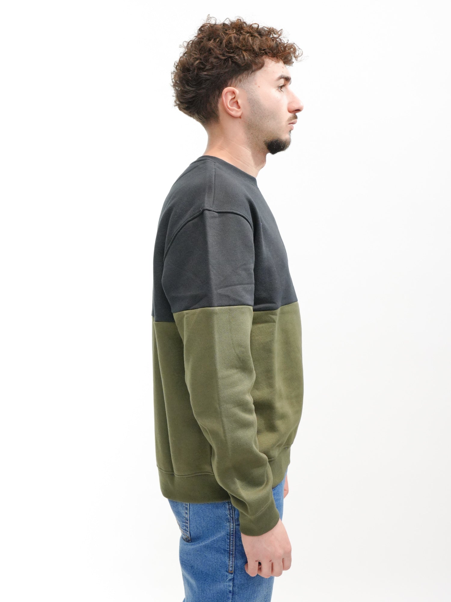 BLEND Felpa bicolore girocollo BHJUTAR