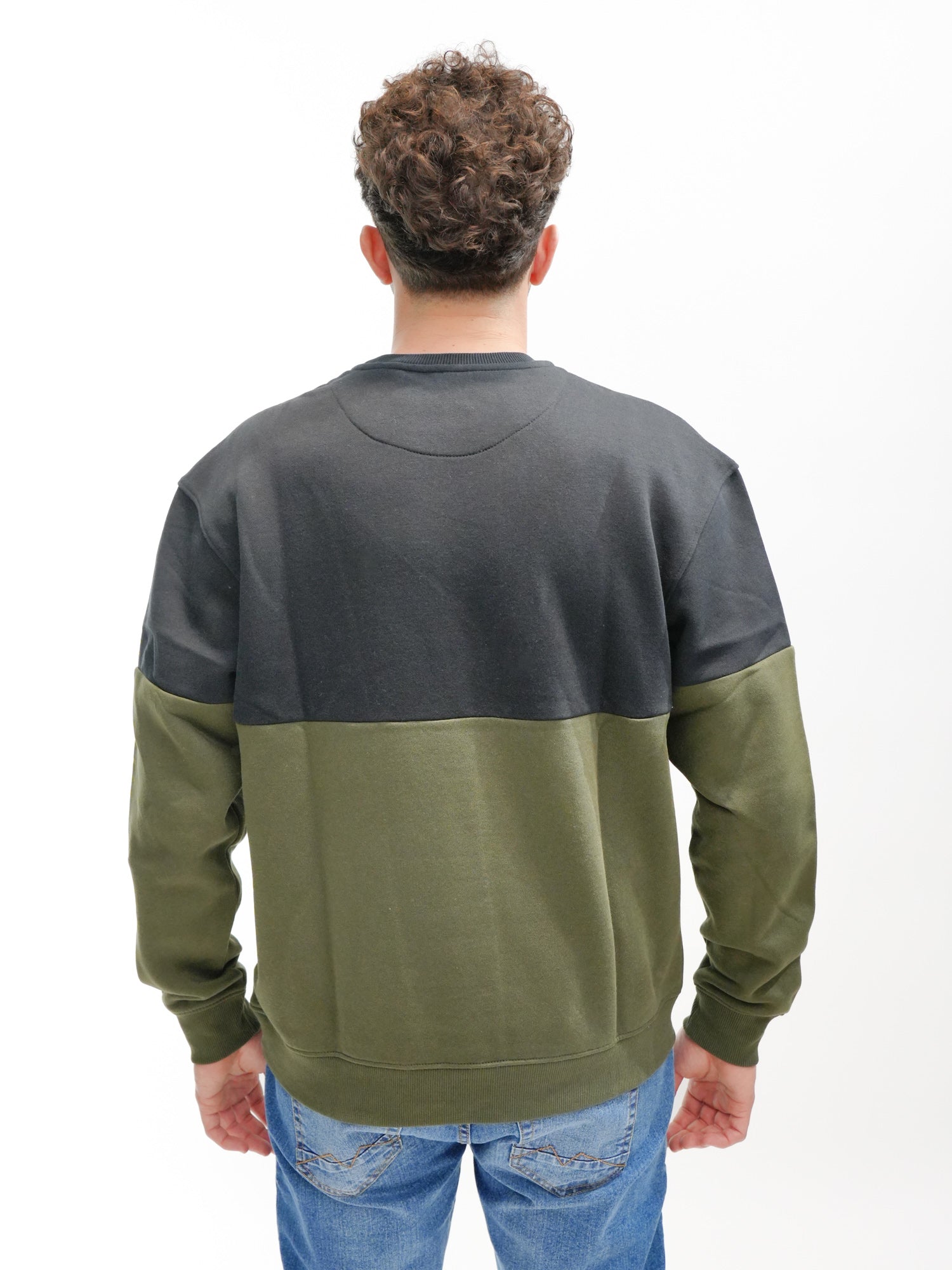 BLEND Felpa bicolore girocollo BHJUTAR