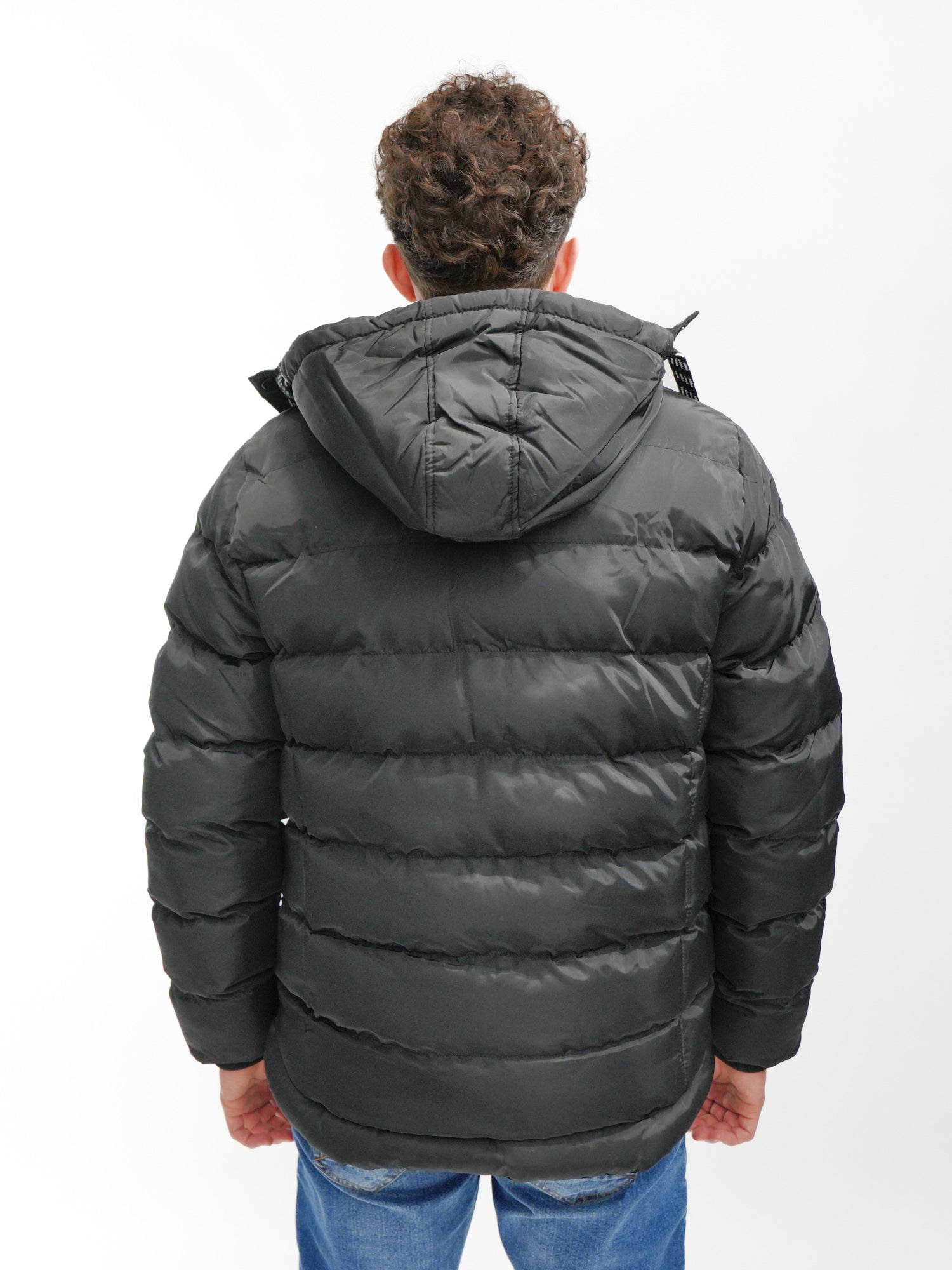 BLEND Giaccone trapuntato con cappuccio BHFROM