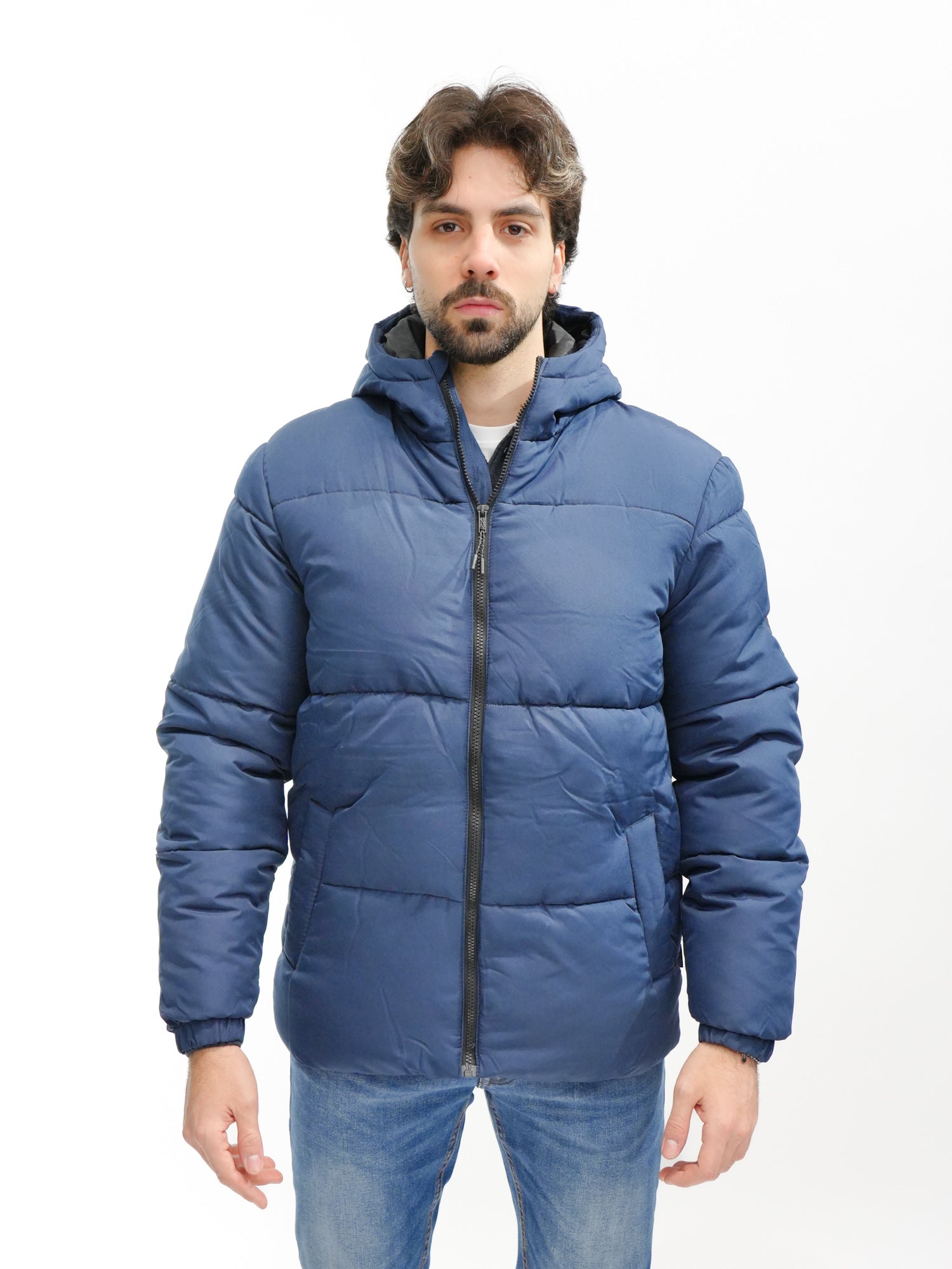 BLEND Piumino puff con cappuccio BHELWIN