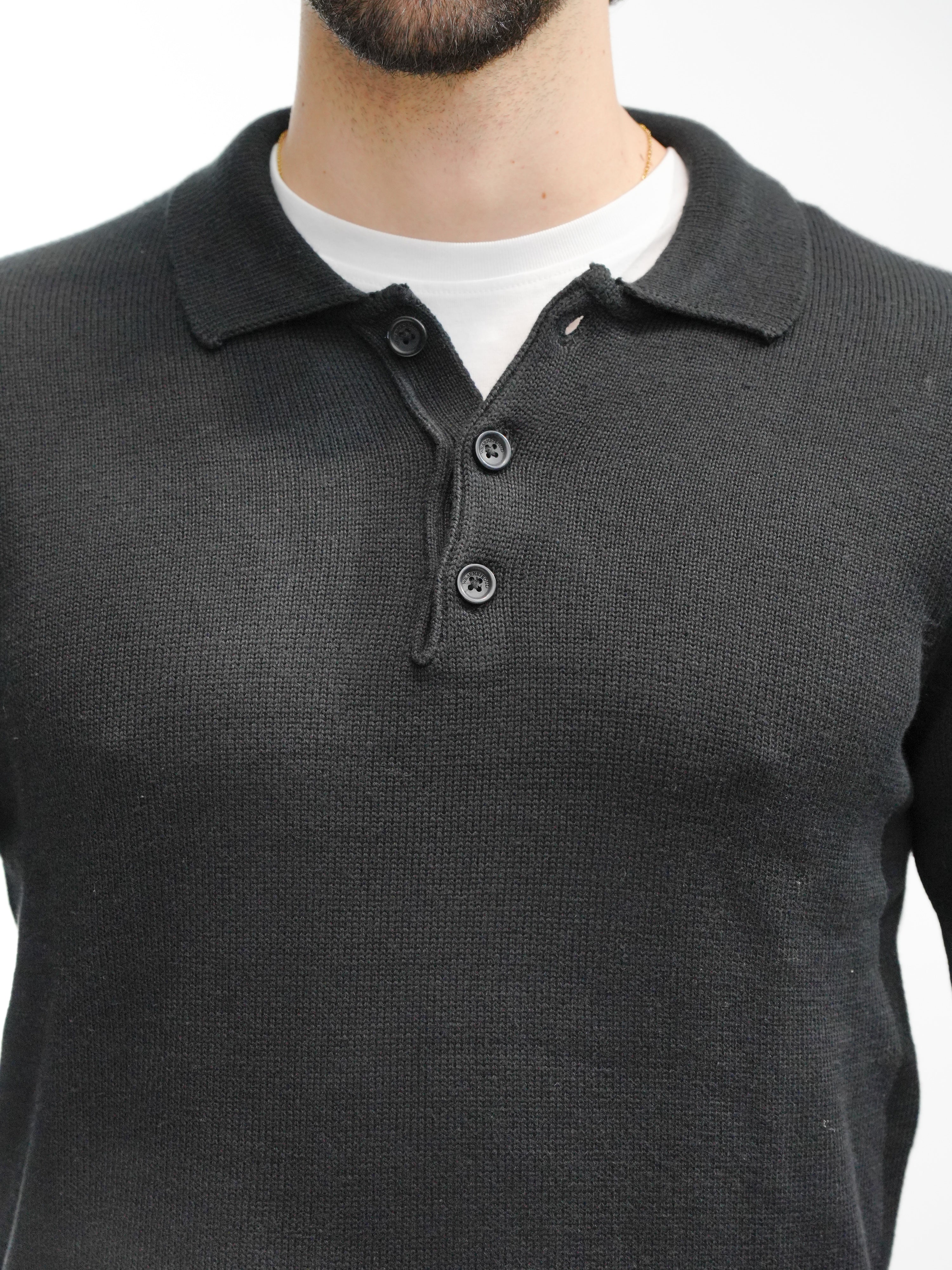 BLEND Maglioncino polo BHDENO