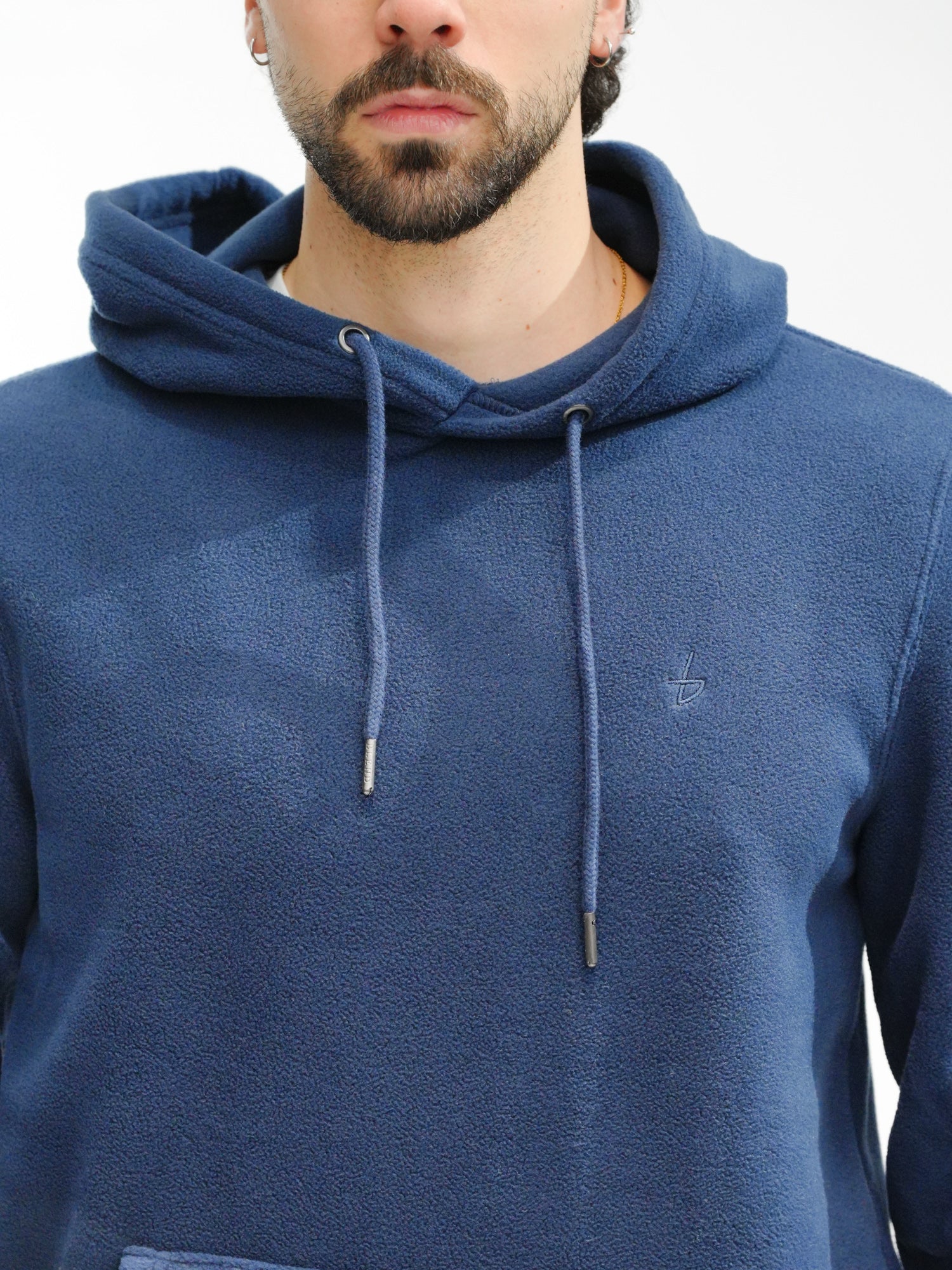 BLEND Felpa in pile con cappuccio BHPILE