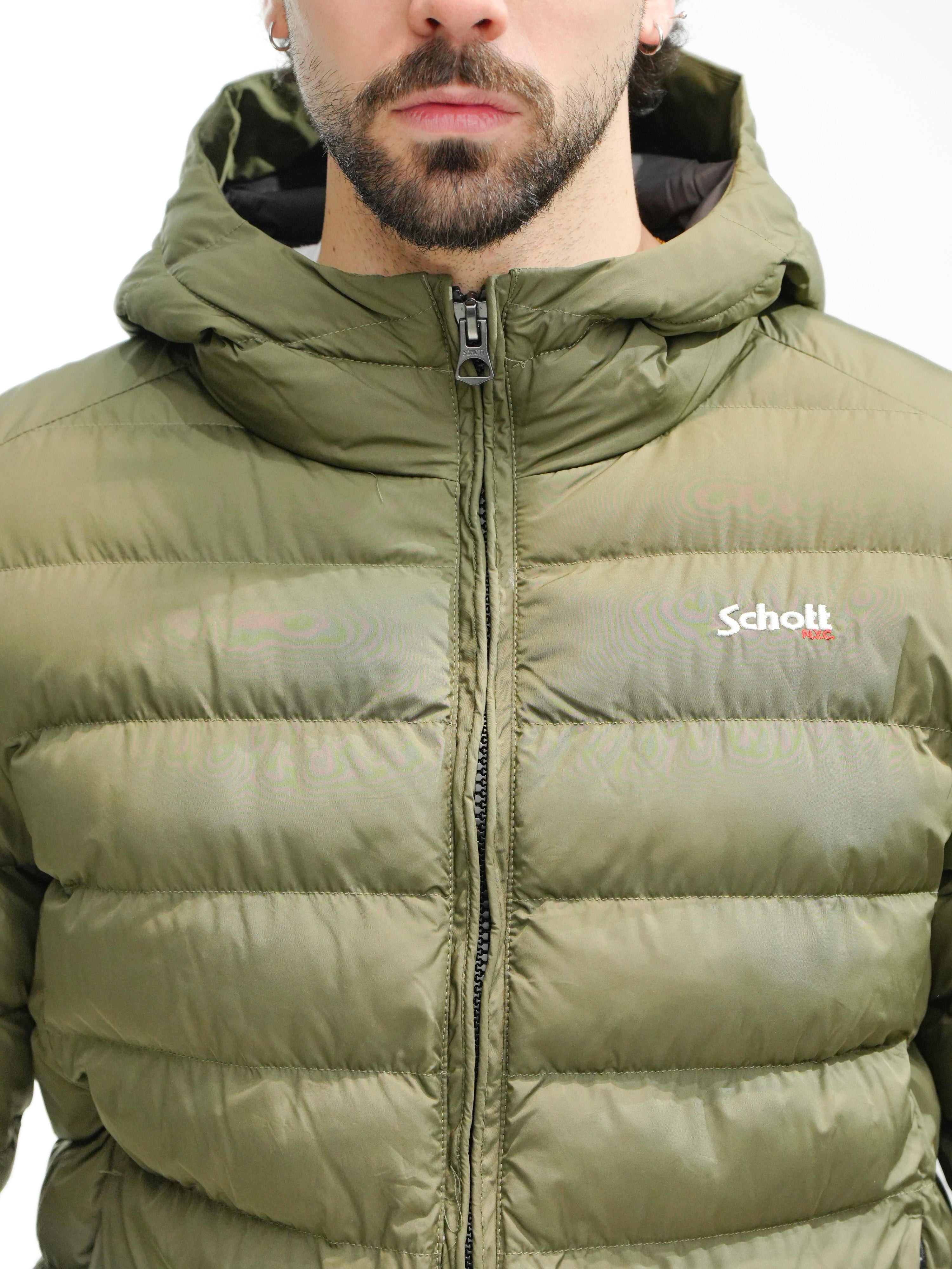 SCHOTT Piumino con cappuccio DAYTON