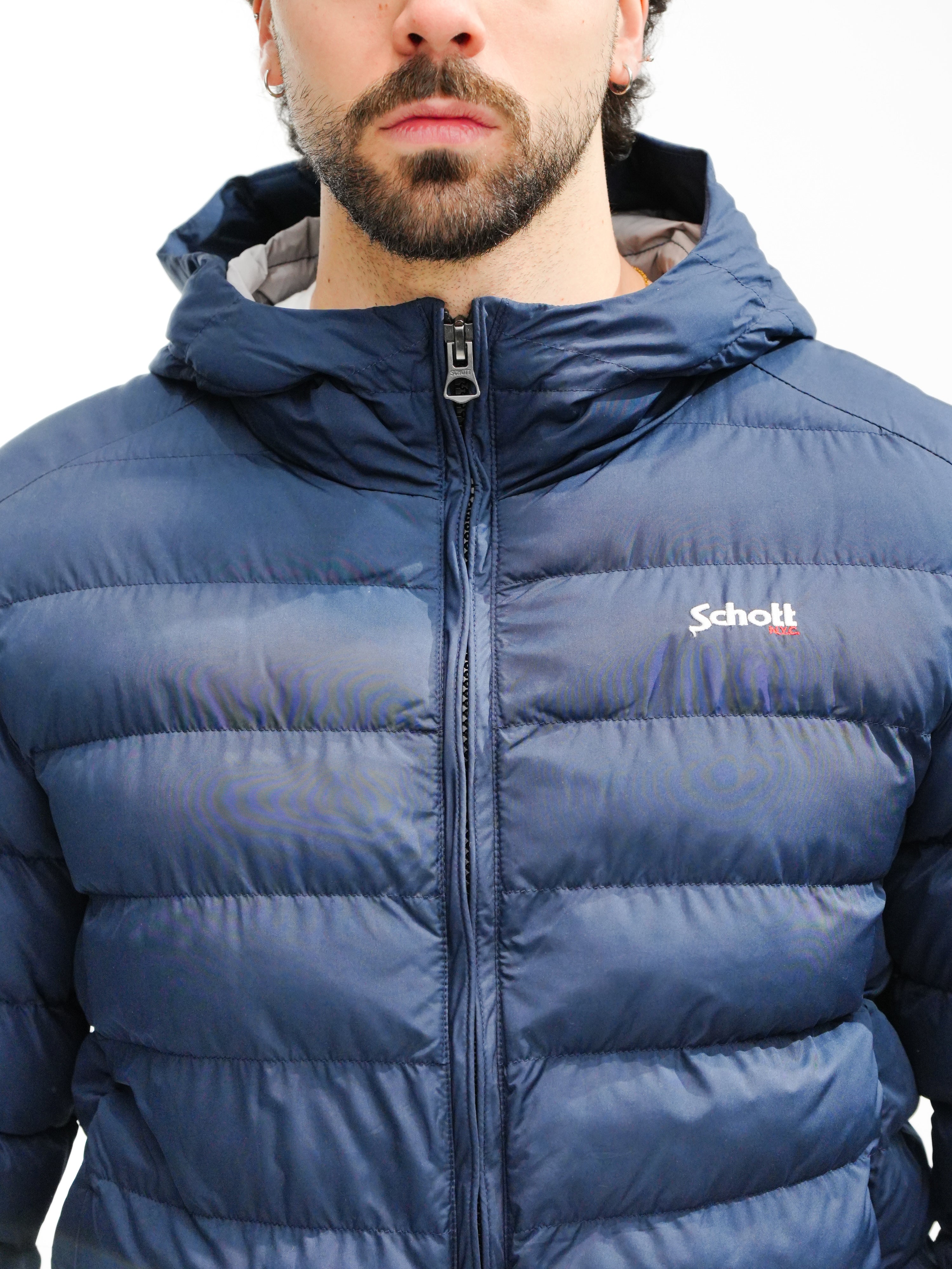 SCHOTT Piumino con cappuccio DAYTON