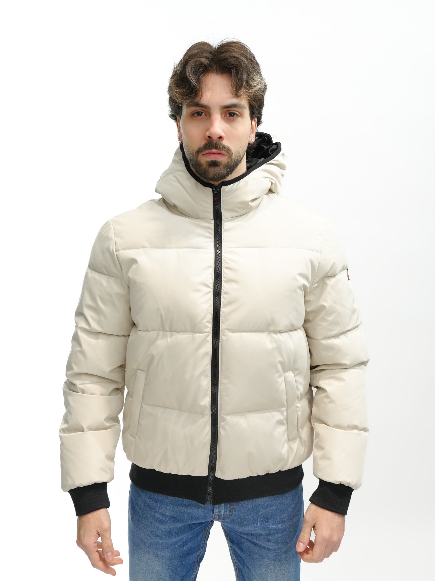 ZUELEMENTS Piumino puff con cappuccio  ZU1360