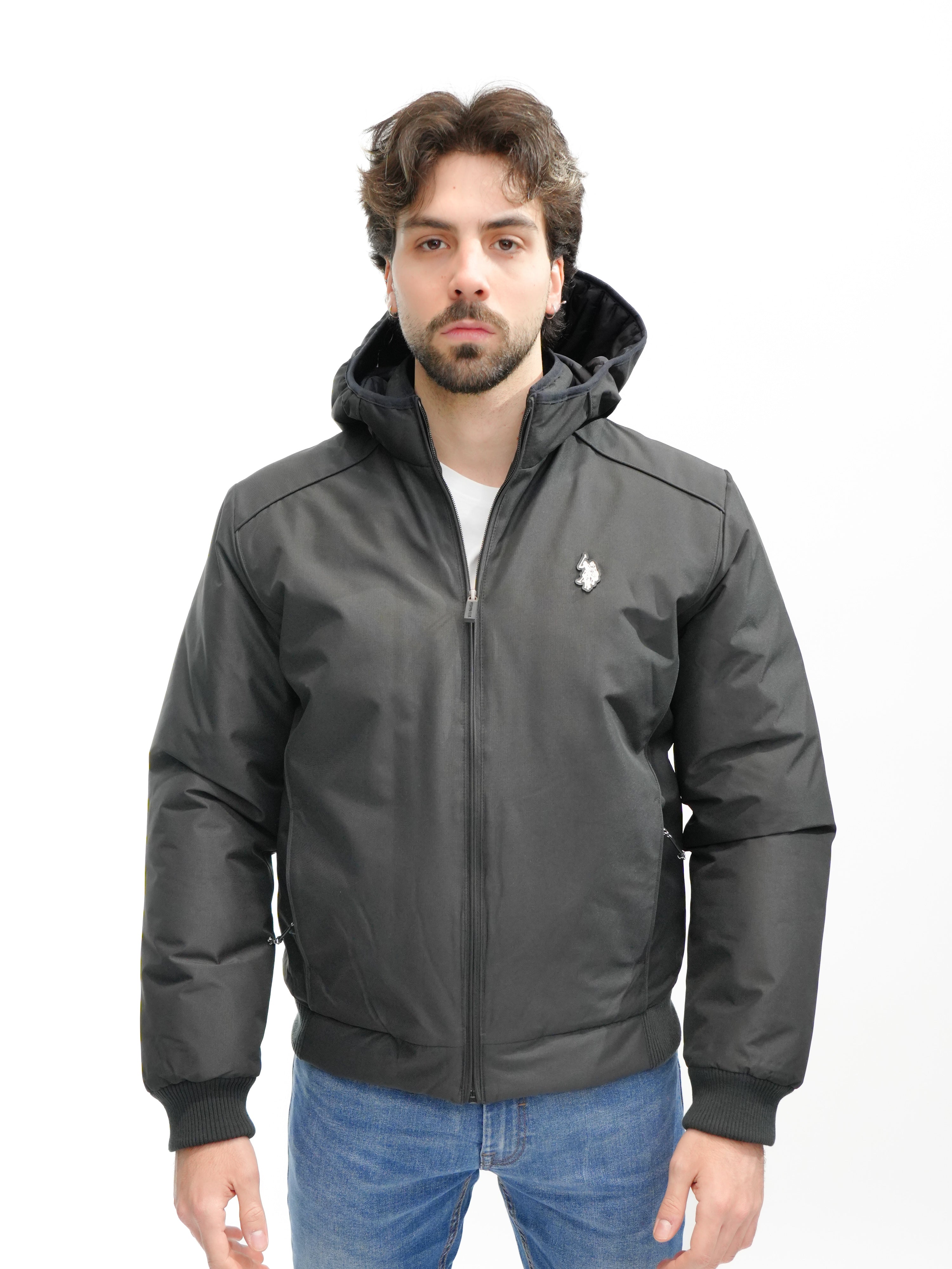 US POLO ASSN Bomber con cappuccio ROLF A703