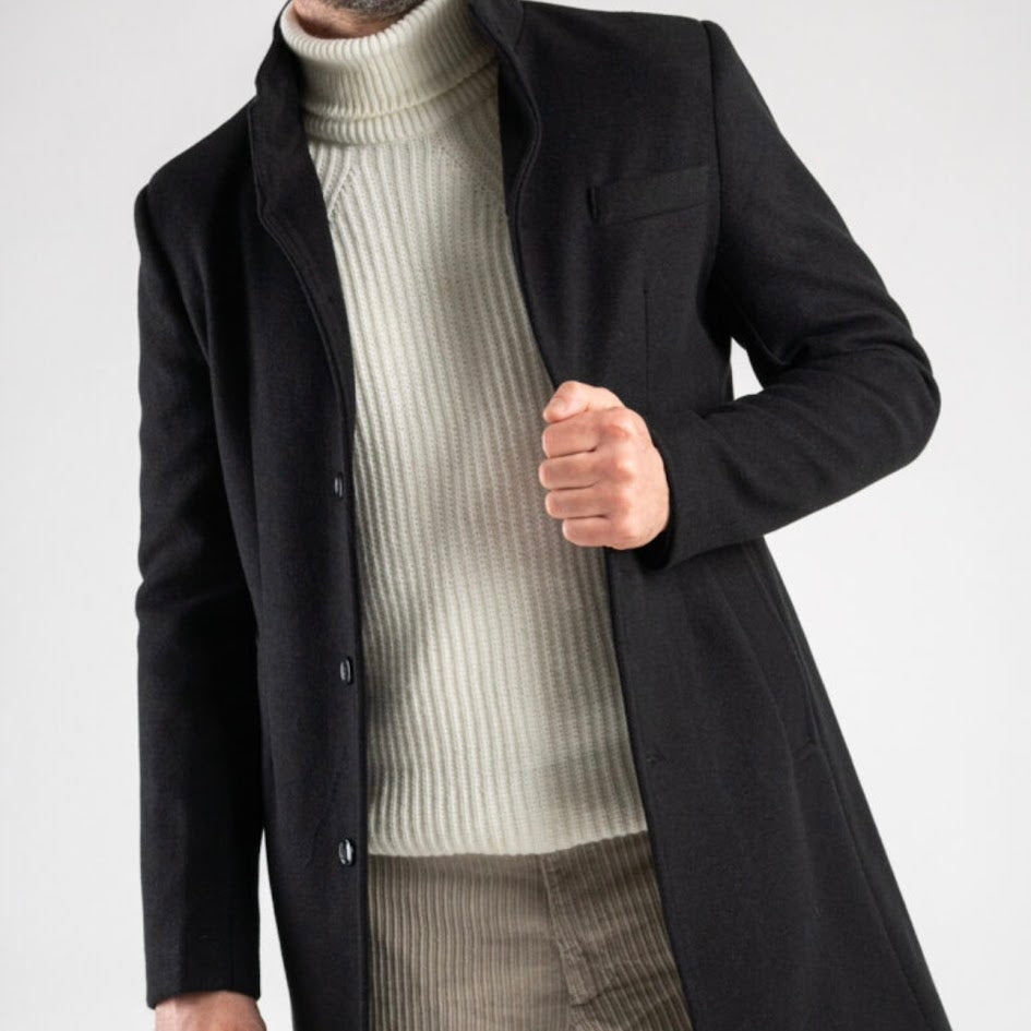 IVANO SCARLATTI Cappotto monopetto KOREA