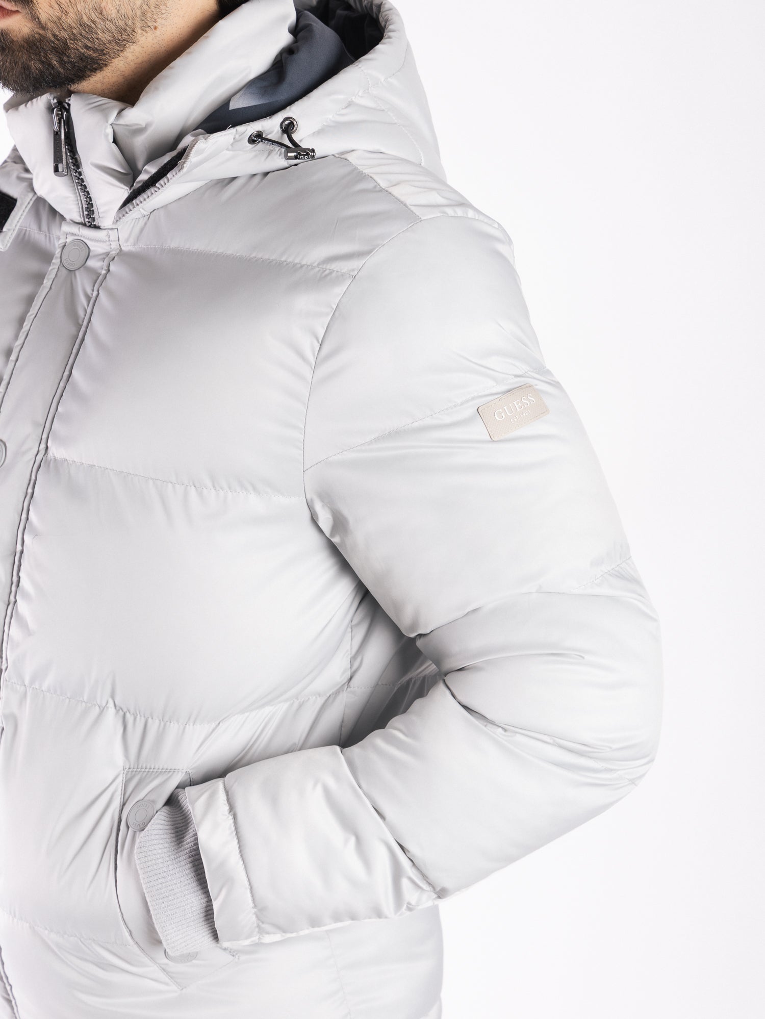 GUESS Giaccone con cappuccio M4BL21