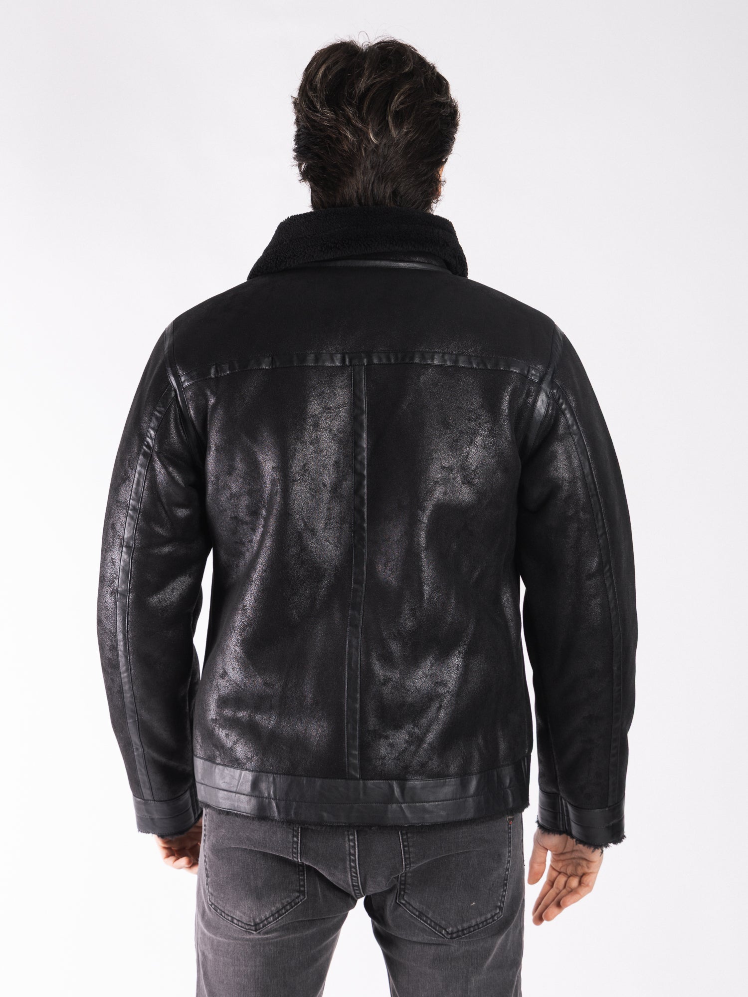 TELAMIRA Giacca montone ecopelle DTG006